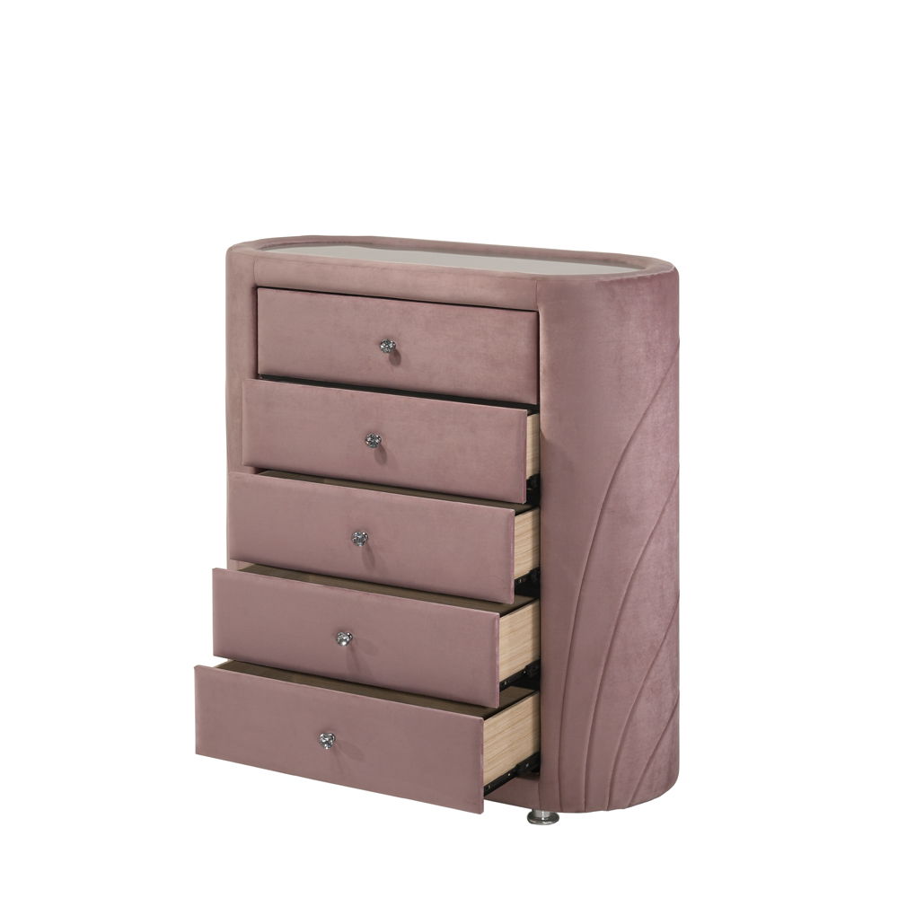 Salonia - Chest - Pink Velvet, pink, view 3
