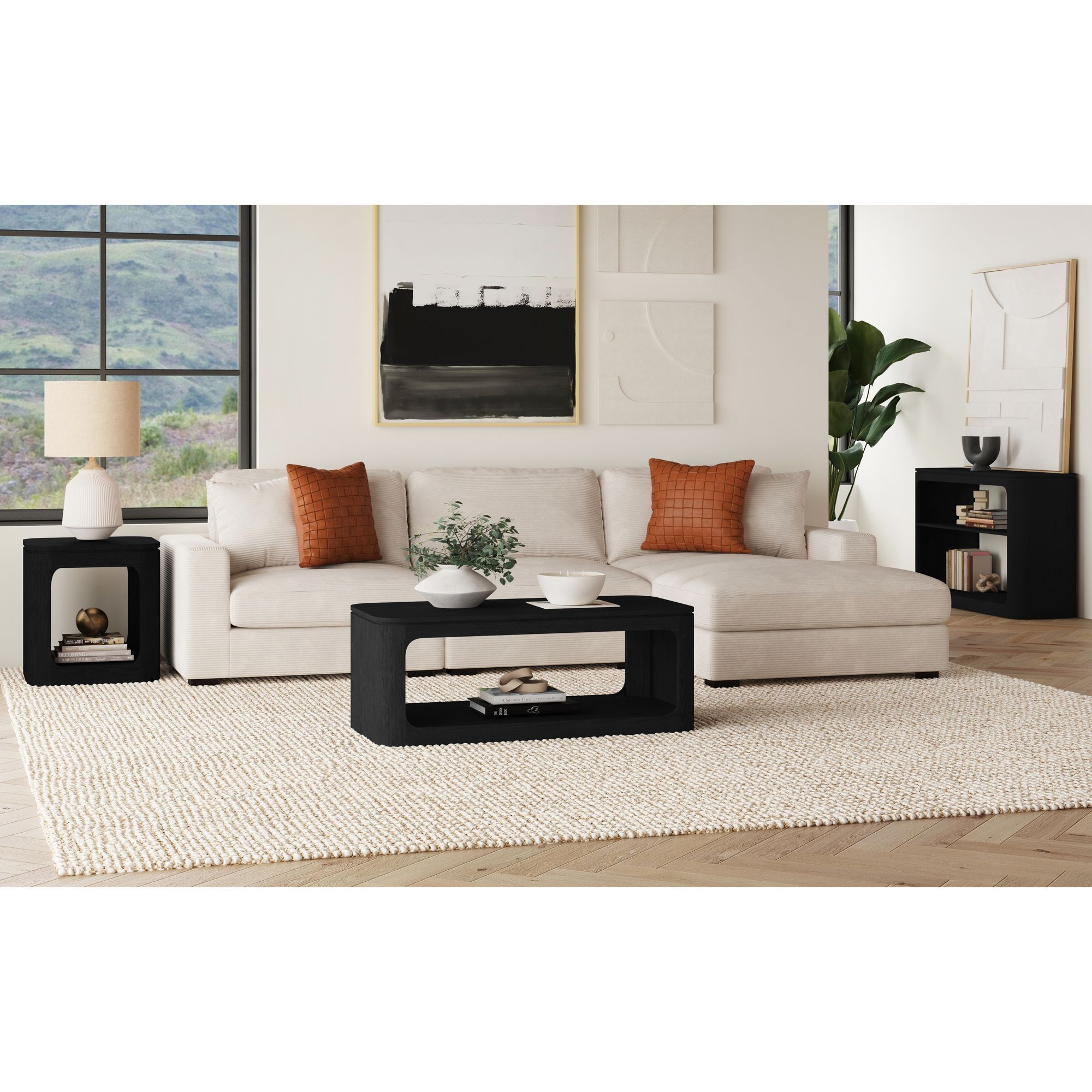 Rosalie - End Table - Black