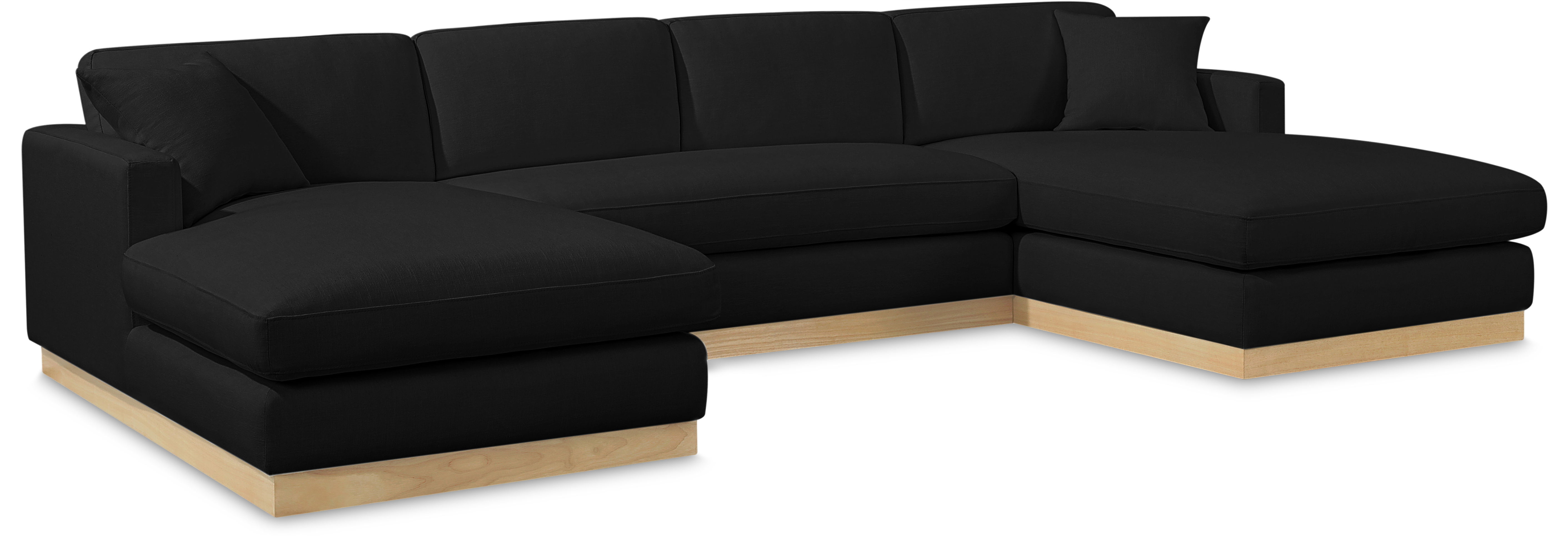 Johanna - 3 Piece Sectional - Black