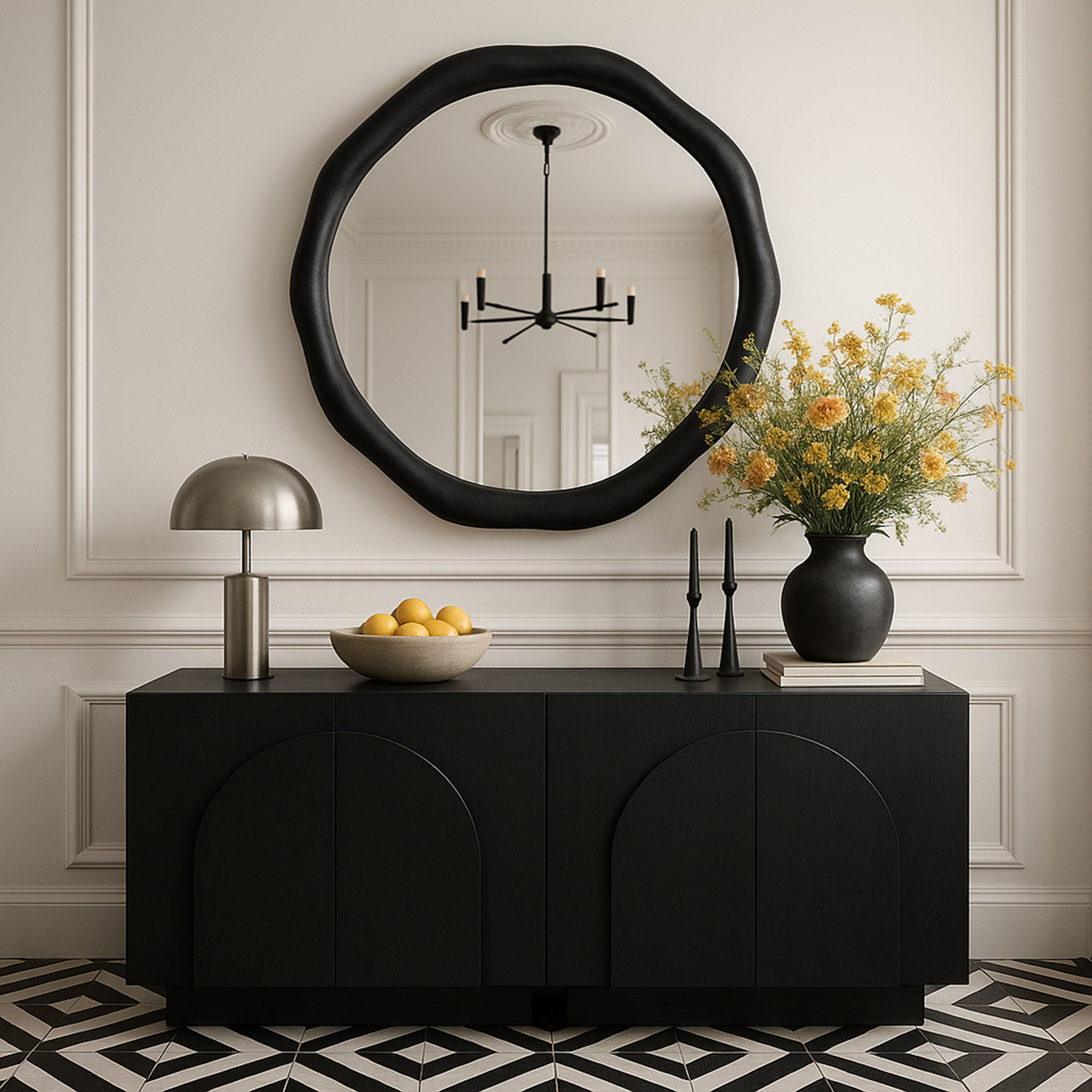 Armada - 36" Aluminum Mirror - Black