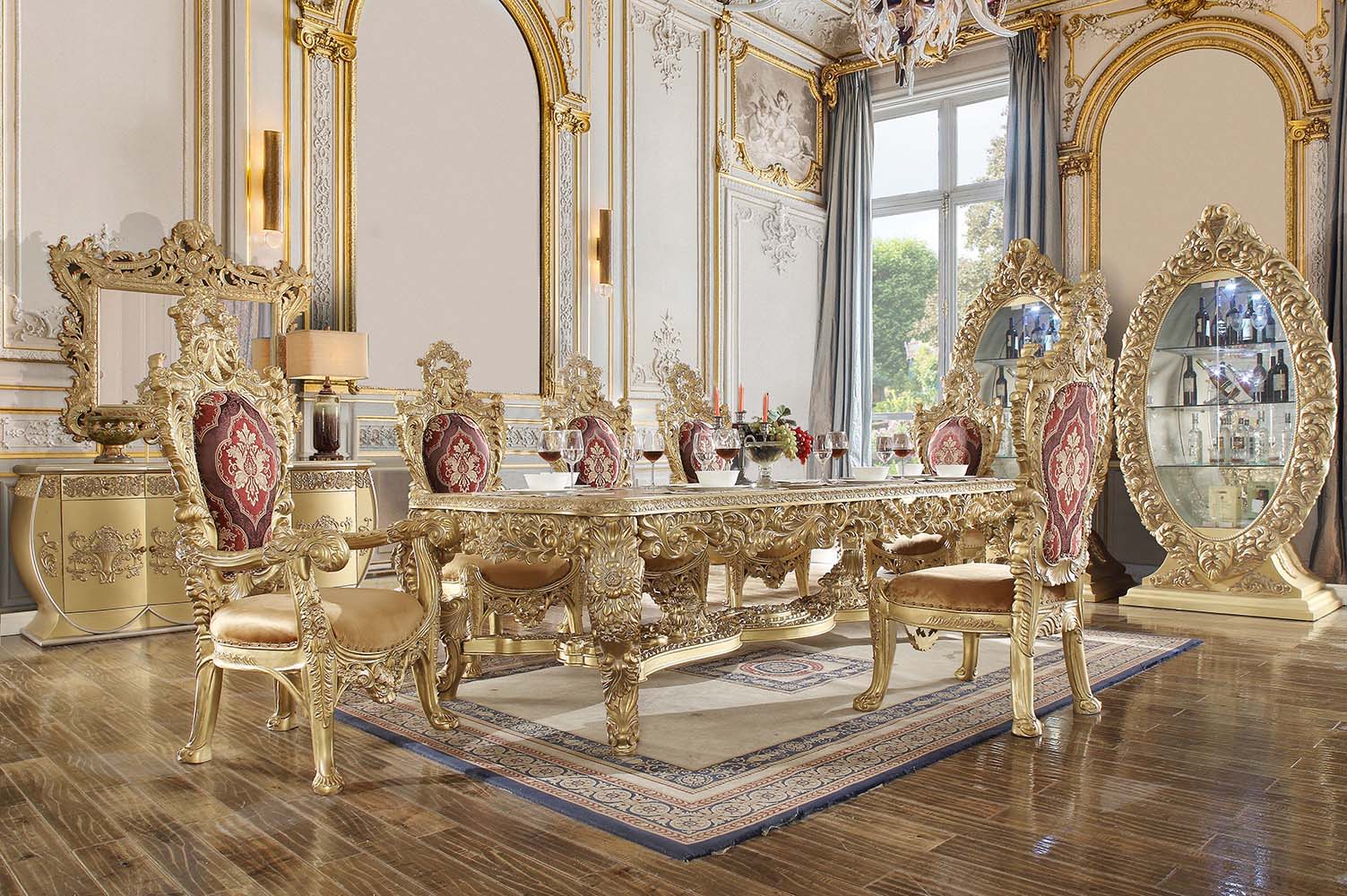 Bernadette - Dining Table - Gold, gold, view 4