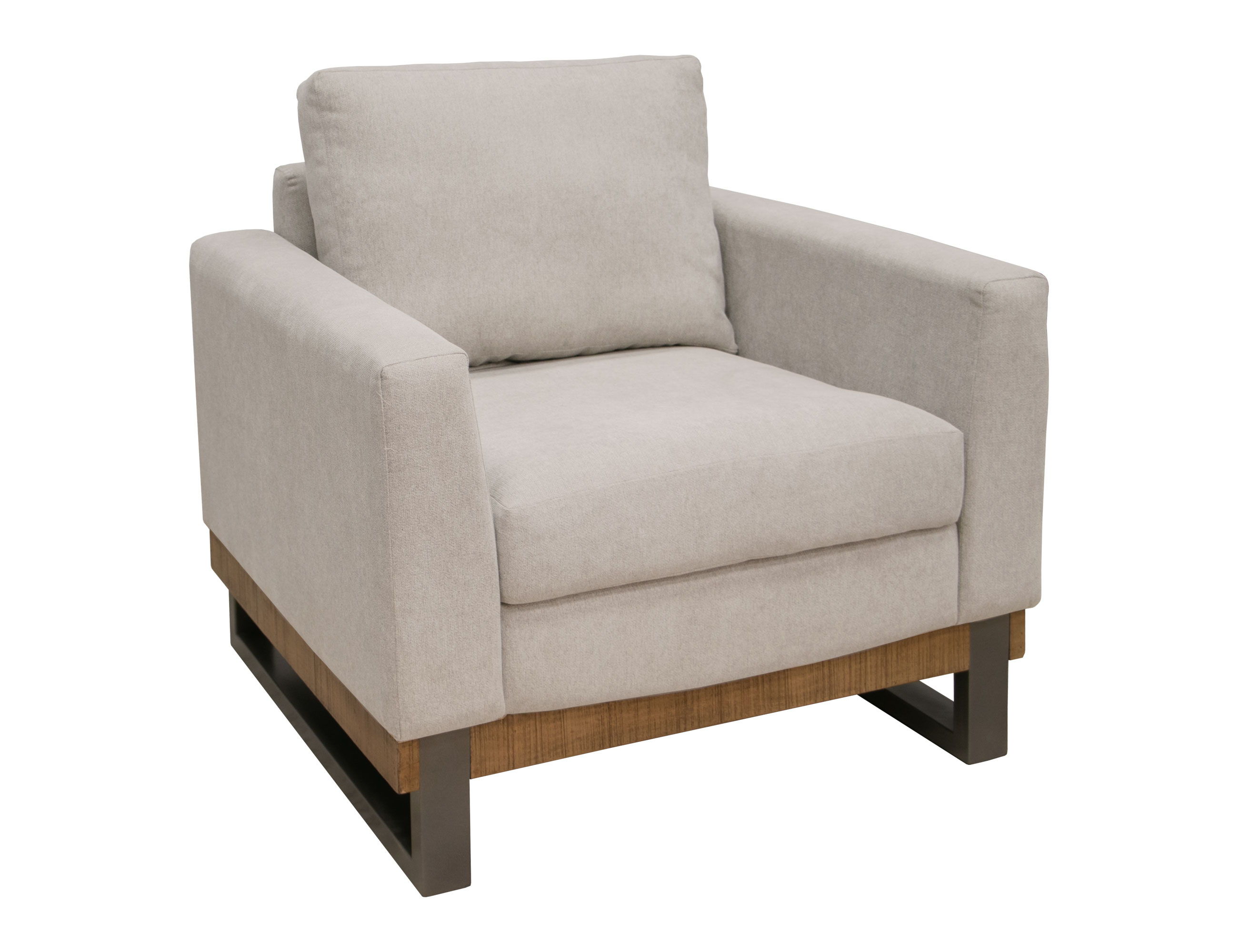 International Furniture Direct Mita - Arm Chair - Agreeable Gray