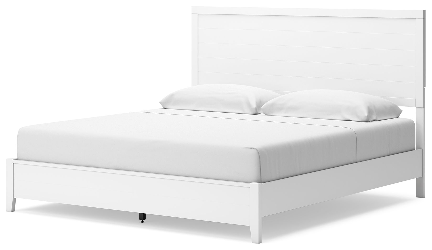 Ashley Furniture Binterglen - King Panel Bed - White - Image 6