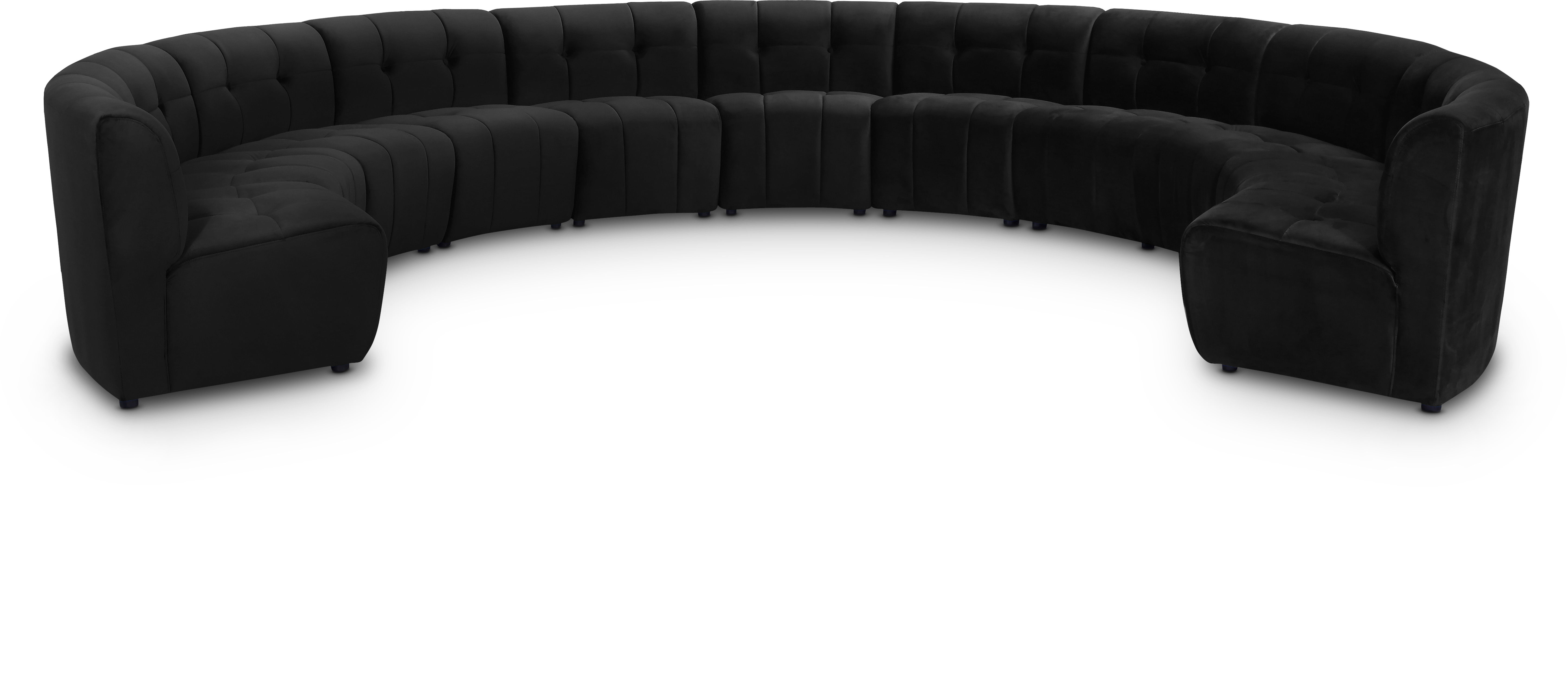 Limitless - 11 Piece Modular Sectional - Black