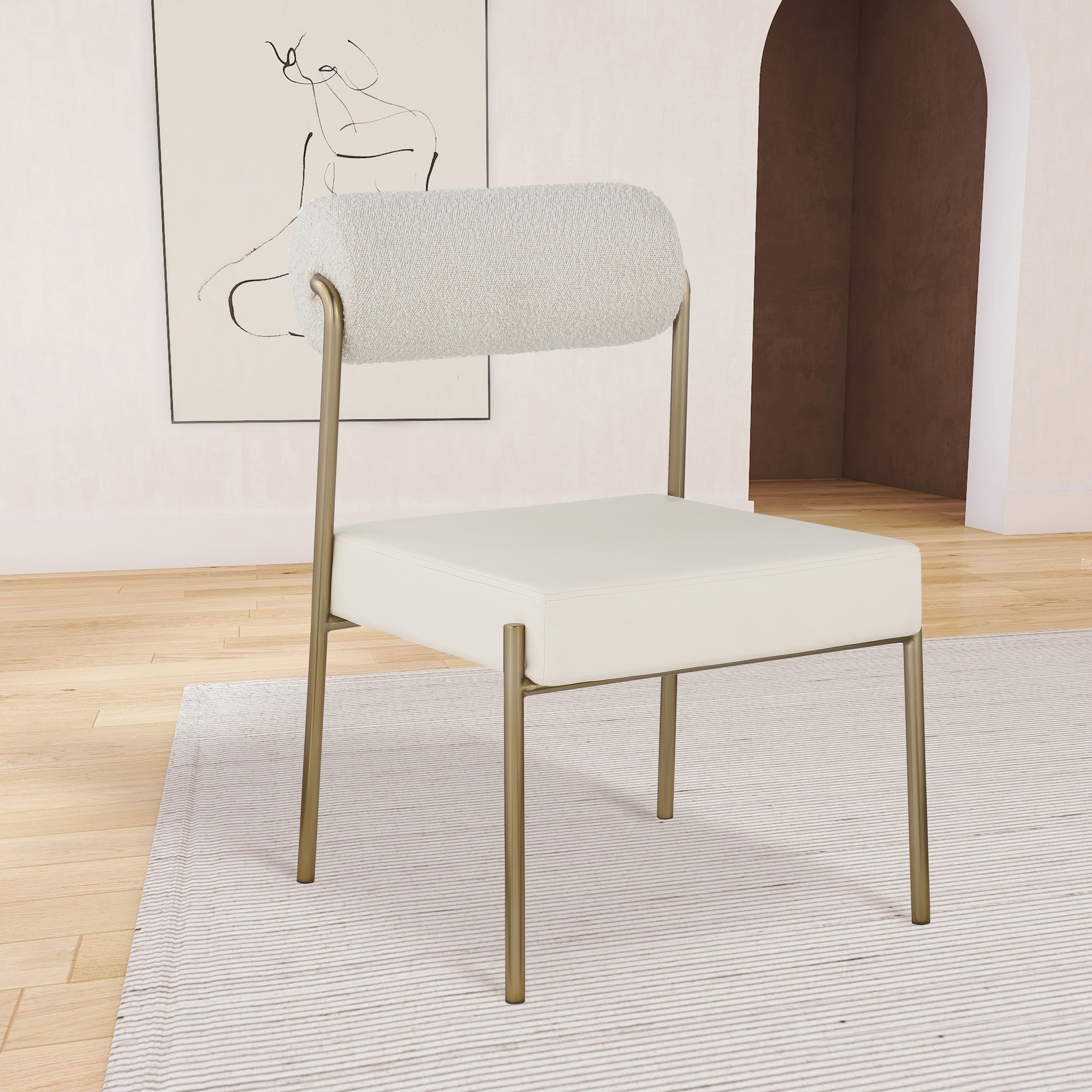 Carly - Dining Chair (Set of 2) - Cream