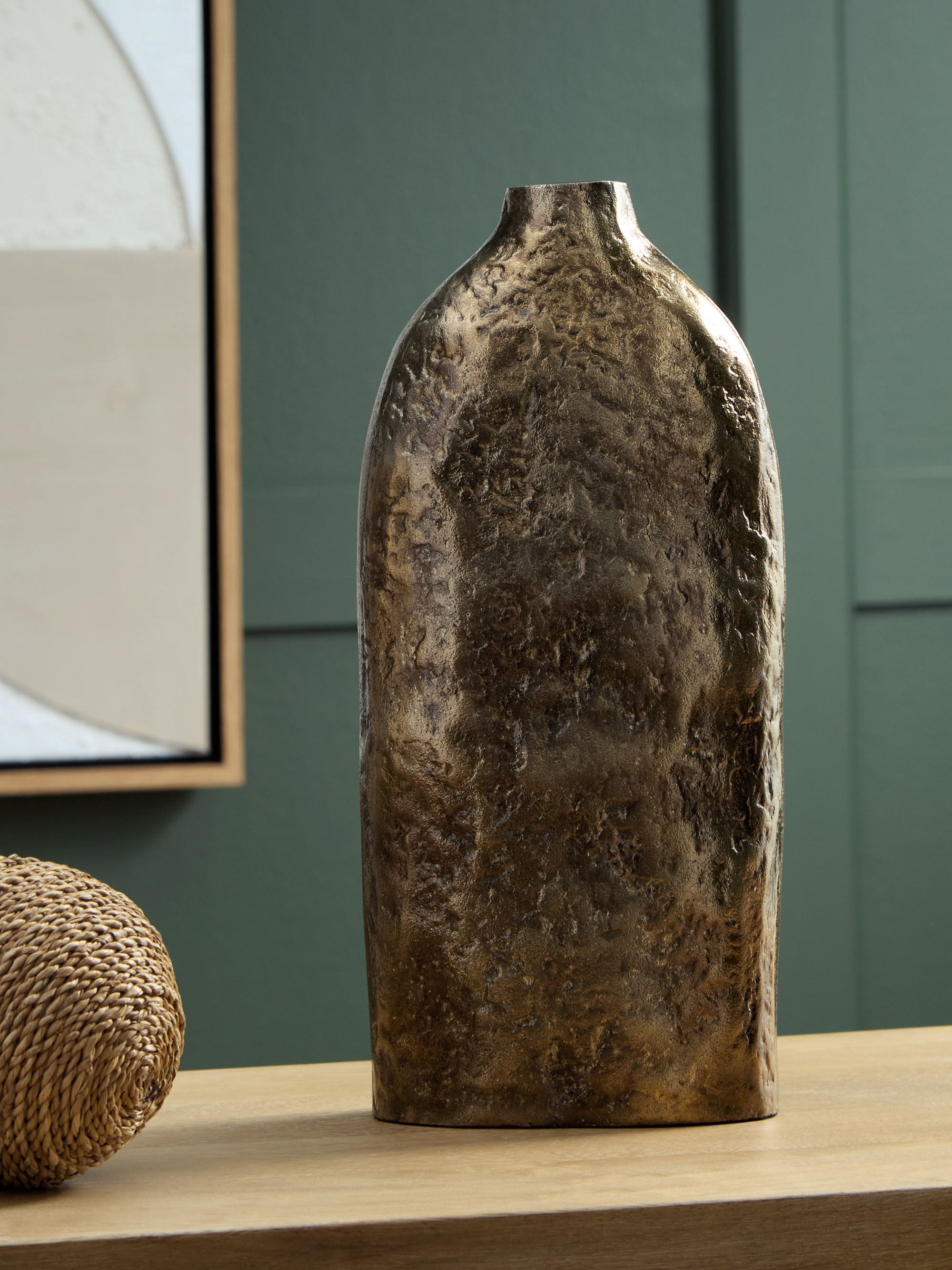Wallmond - Vase - 15.75" - Antique Brass Finish