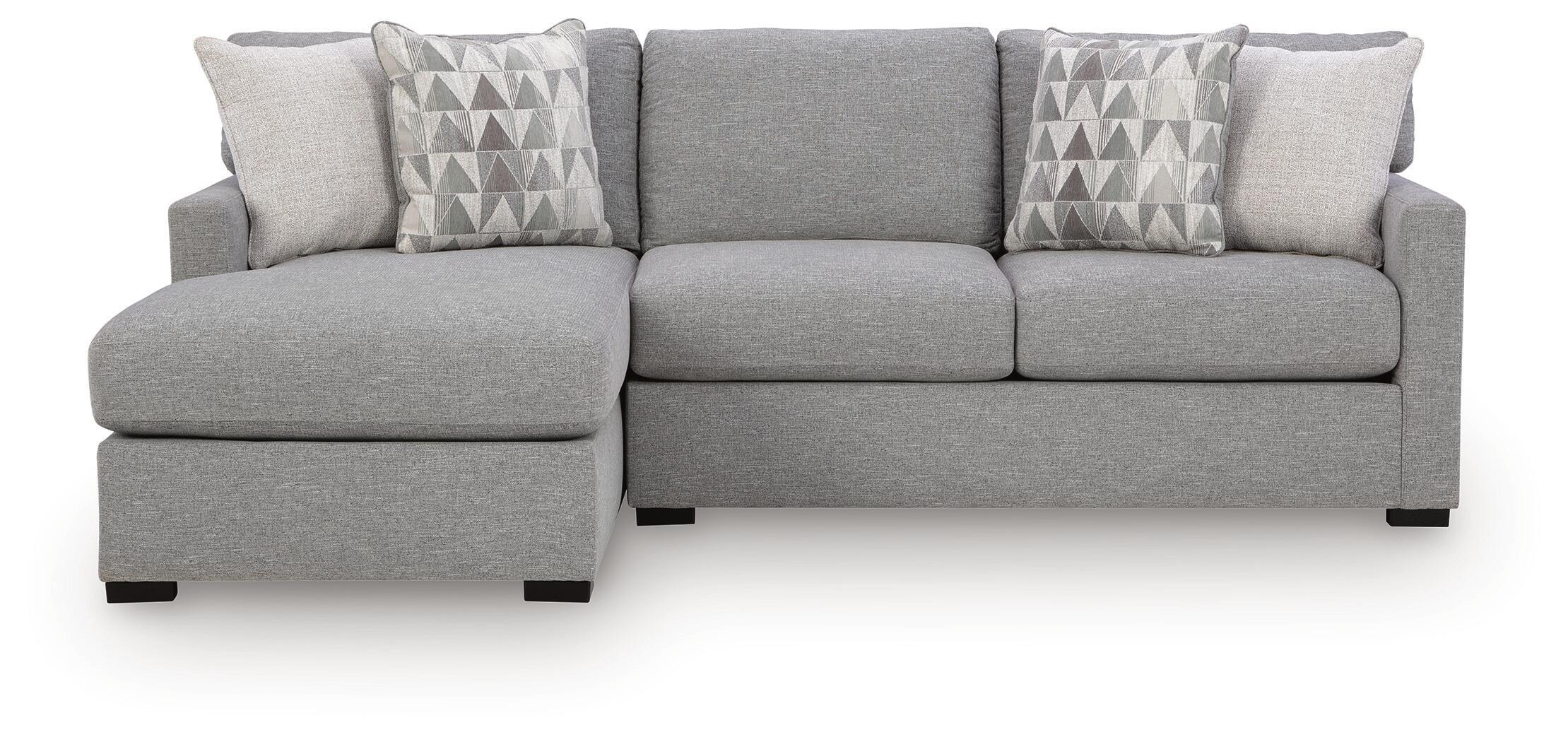 UrbanCrest – 2-Piece Sectional With LAF Corner Chaise – Pewter