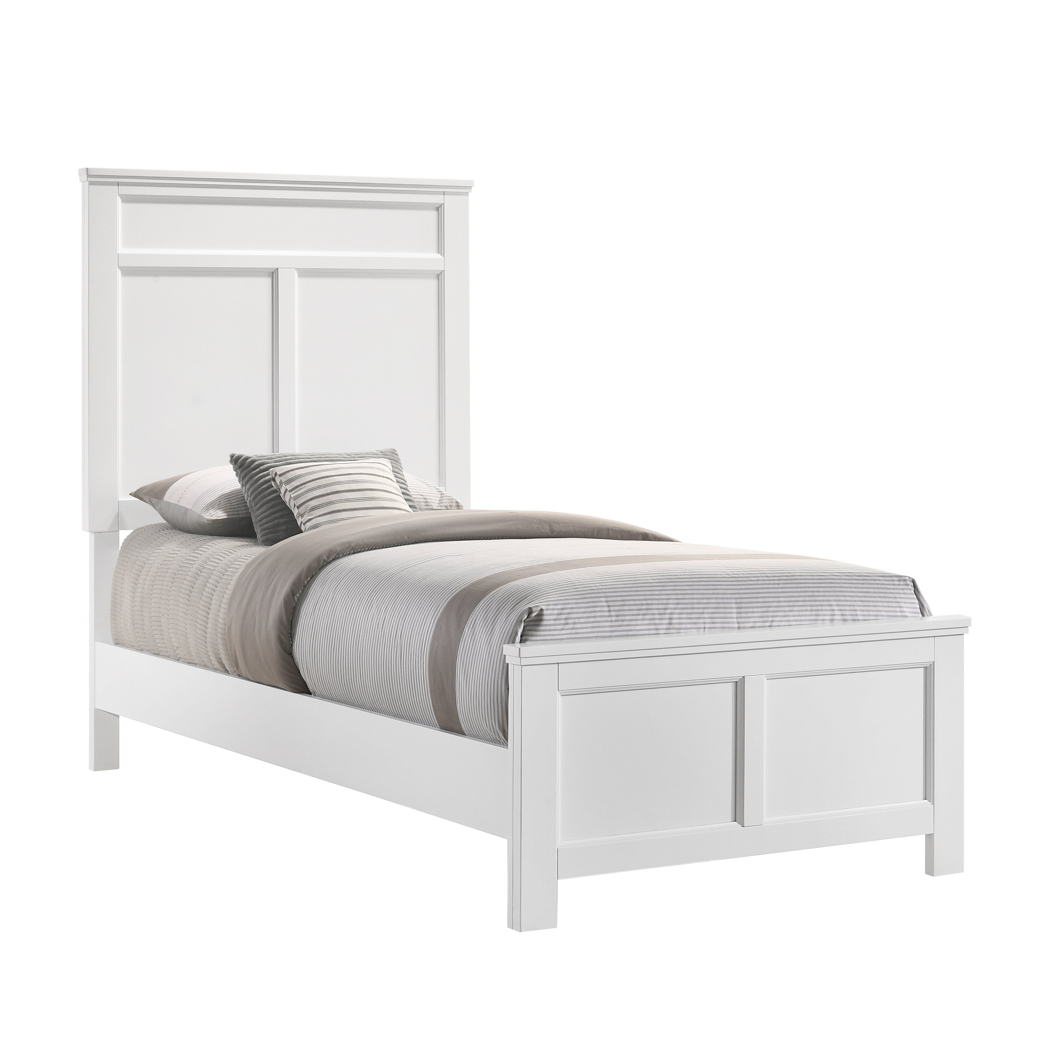 Andover - 3/3 Twin Bed - White