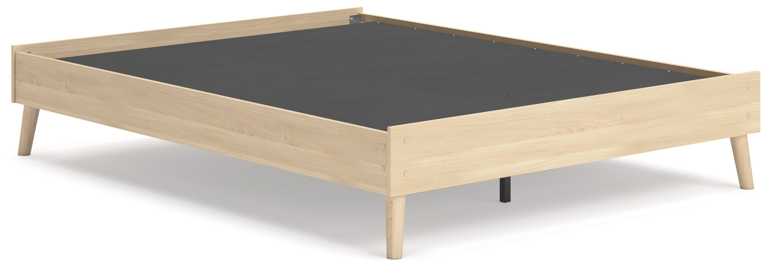 Cabinella - Queen Platform Bed - Tan