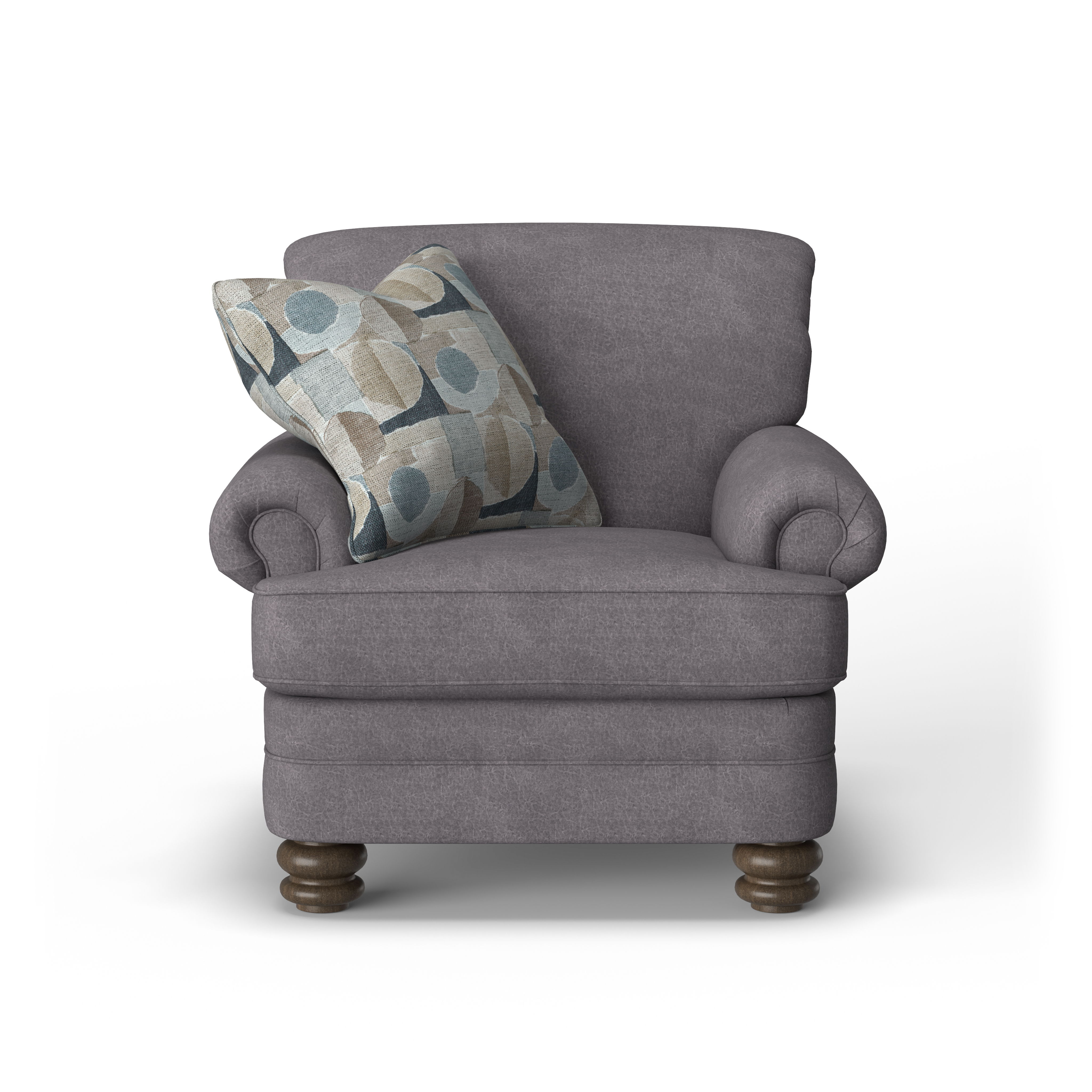 Bay Bridge - Fabric Chair, light gray, view 4