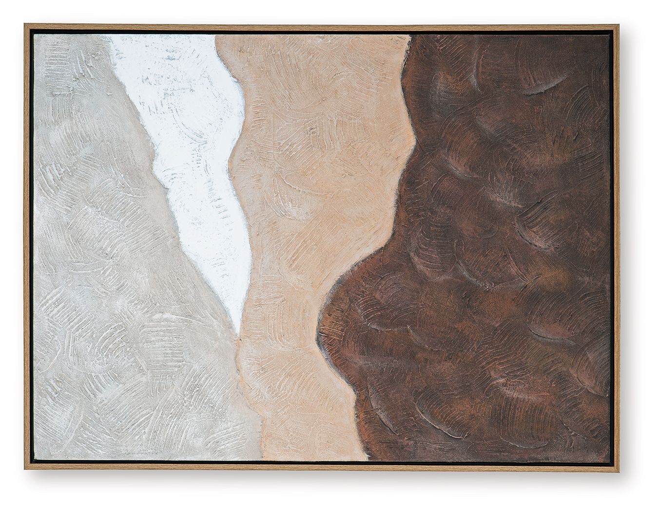 Ashley Furniture Fanthorne - Wall Art - Tan / Brown / White - Image 6