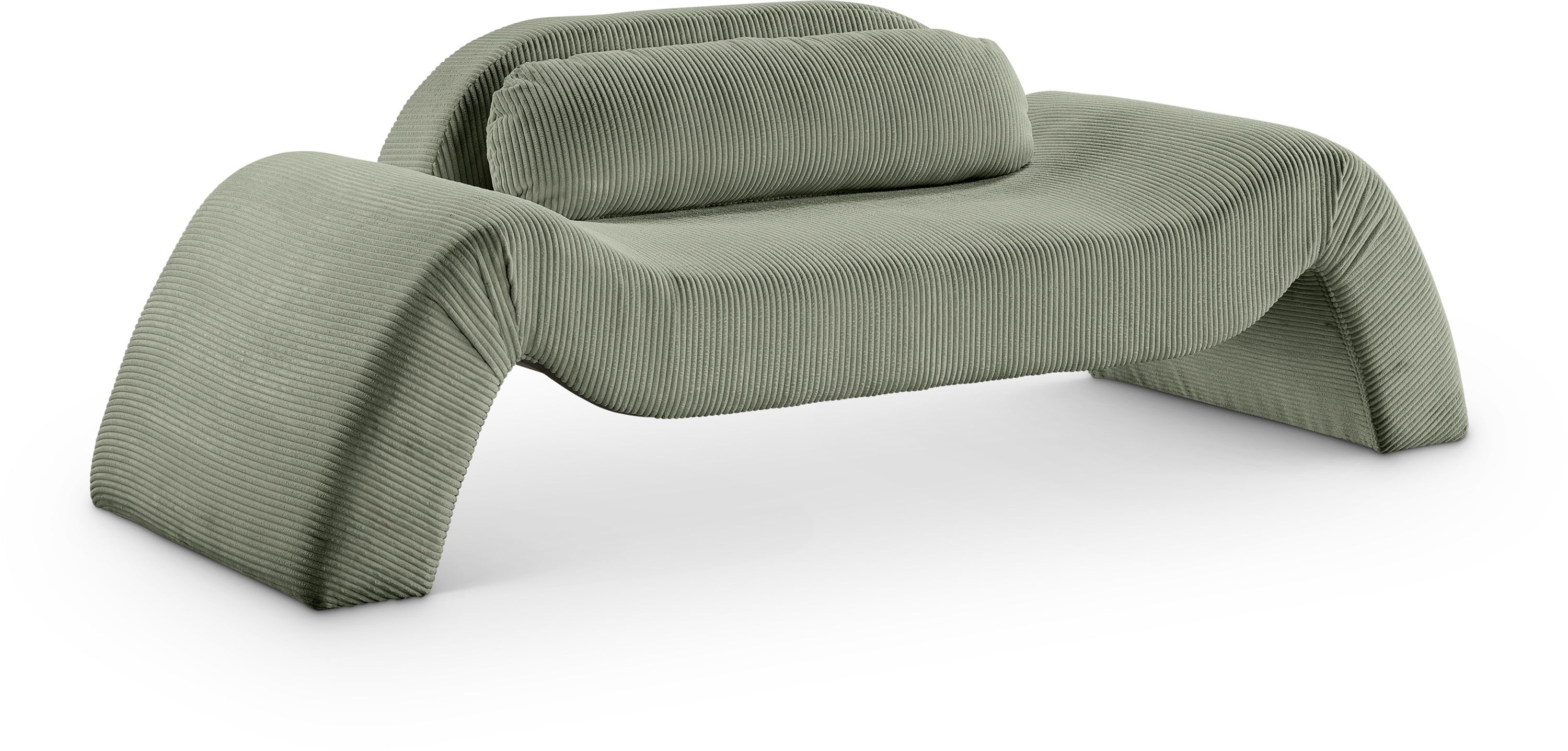 Austin - Corduroy Loveseat - Green