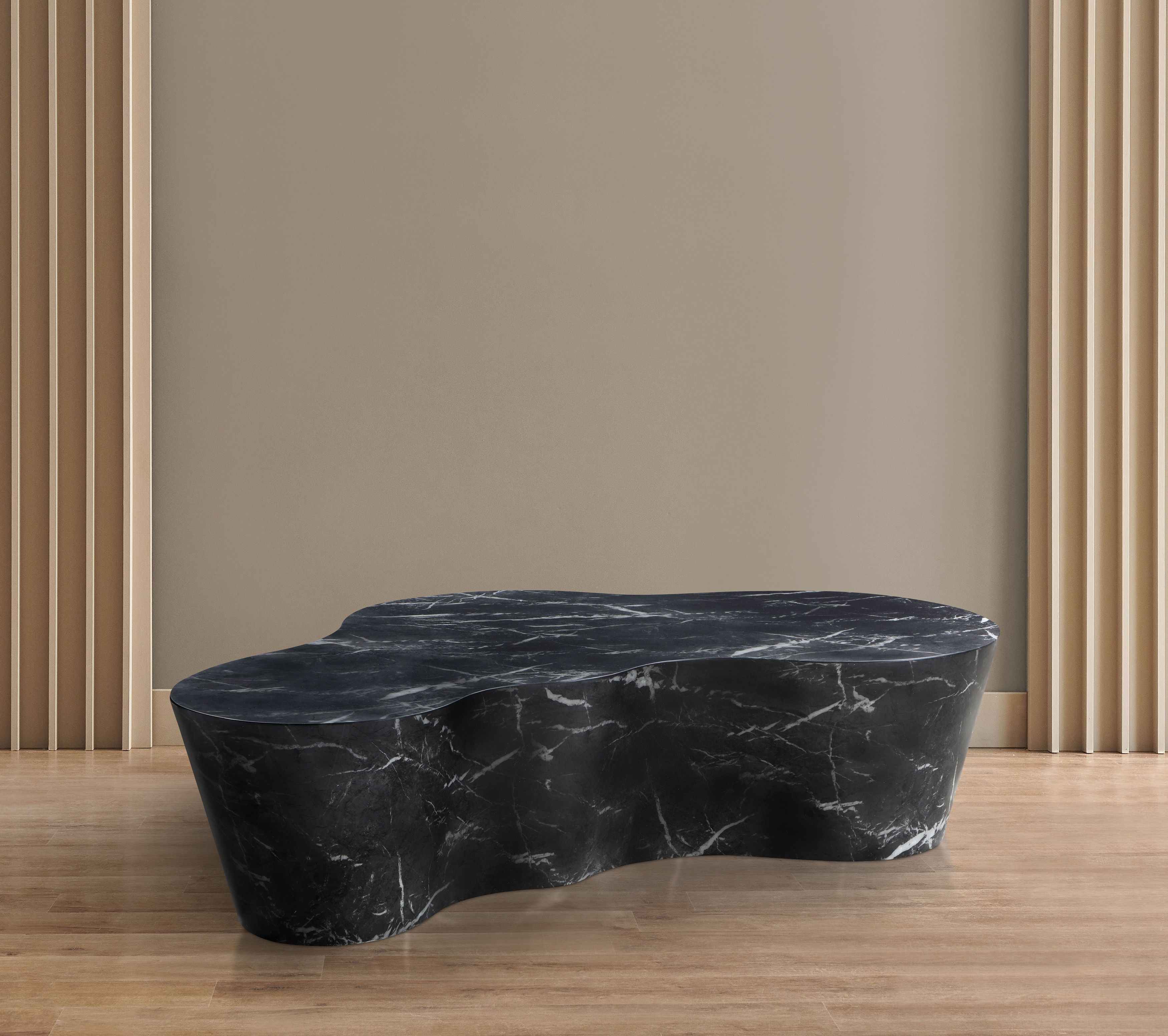 Monza - Concrete Coffee Table - Black