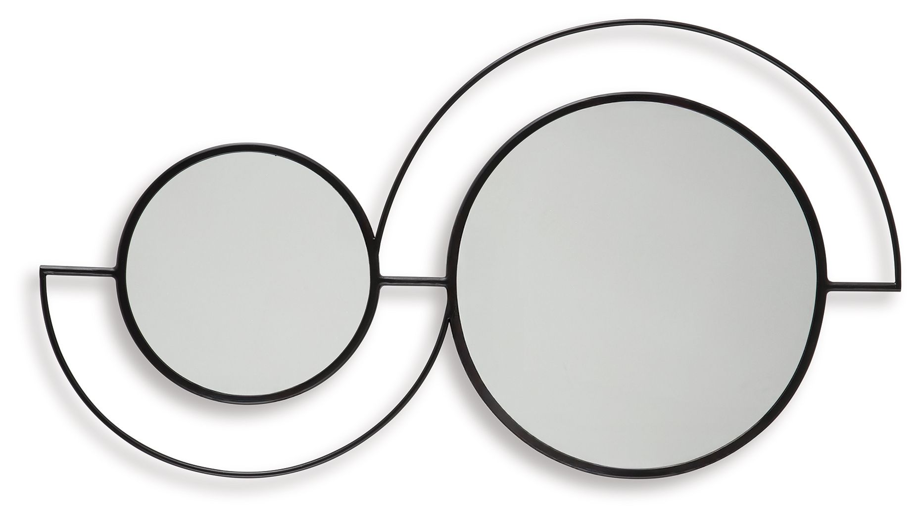 Shayham - Accent Mirror - Black, black, view 6
