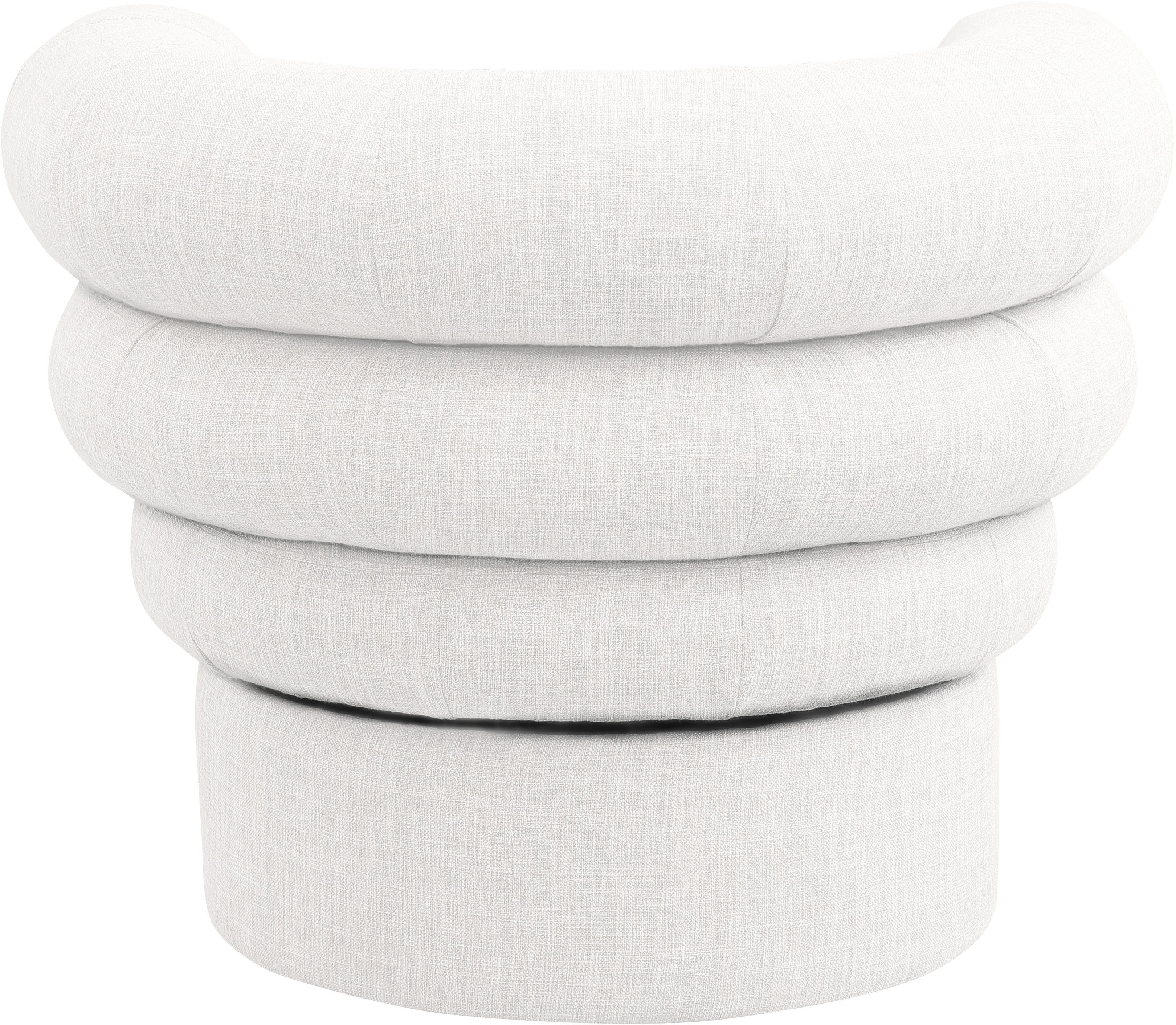 Valentina - Accent Swivel Chair - Cream