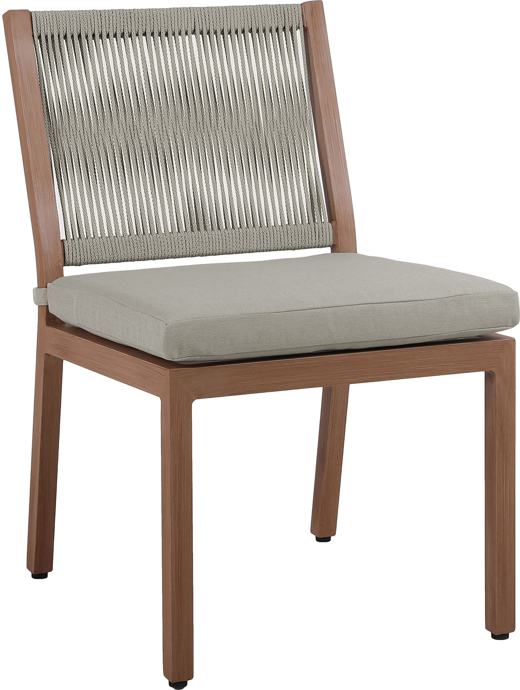 Maui - Water Resistant Outdoor Patio Dining Side Chair (Set of 2) - Gray