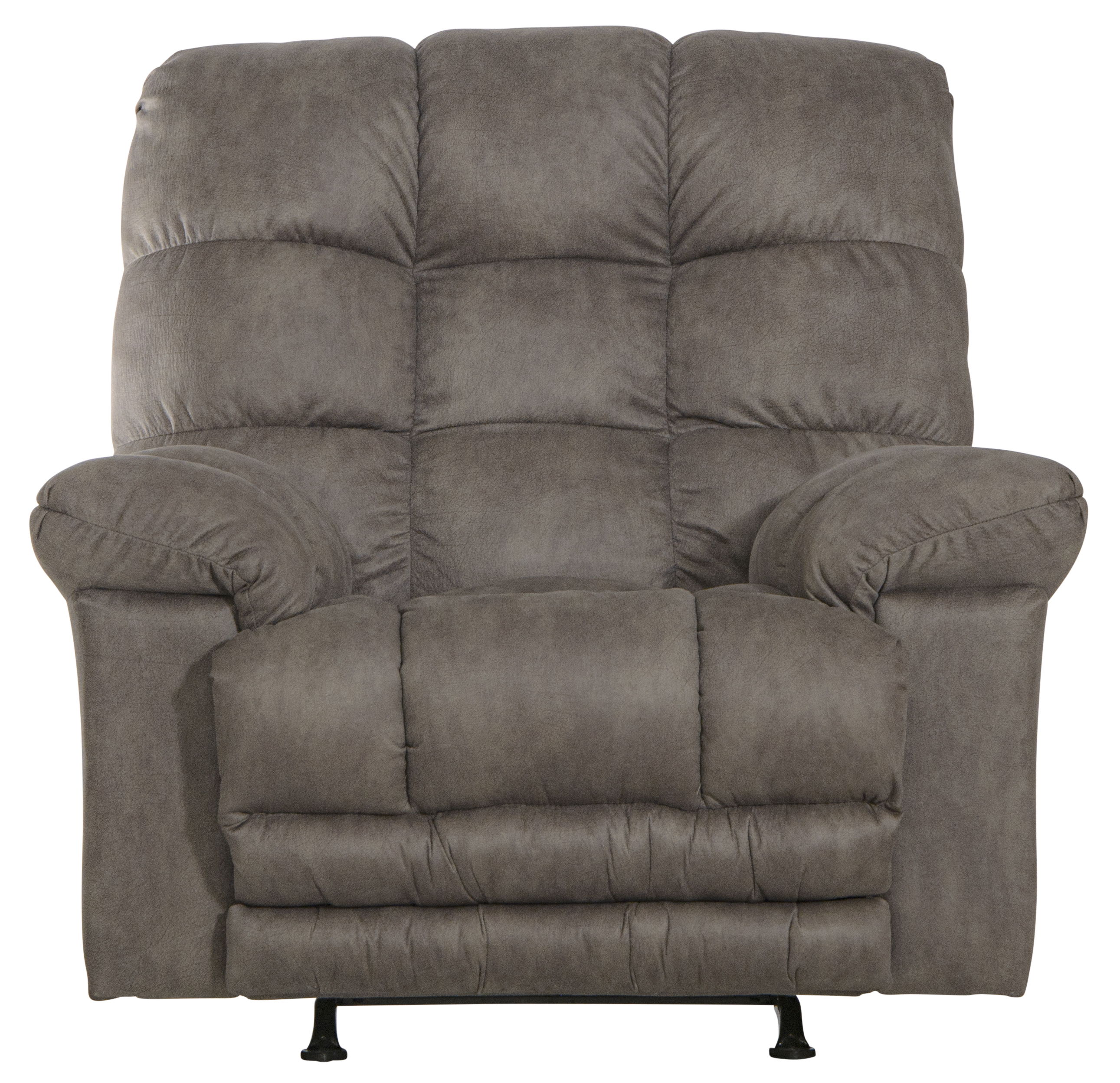 Machado - Chaise Rocker Recliner With Oversized Xtra Comfort Footrest - Charcoal