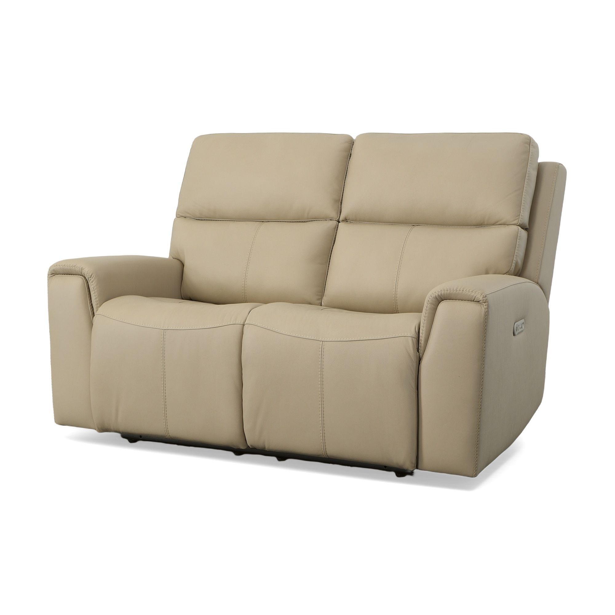 Jarvis - Power Reclining Loveseat With Power Headrests - Parchment, beige, view 2