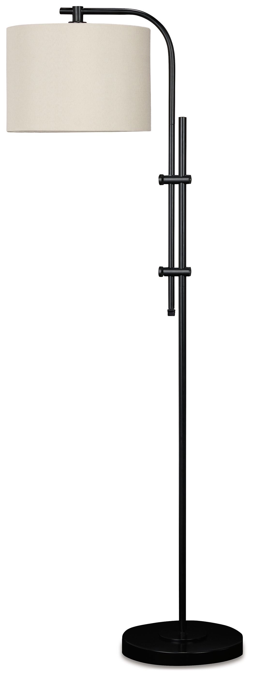 Baronvale - Metal Floor Lamp  - Black