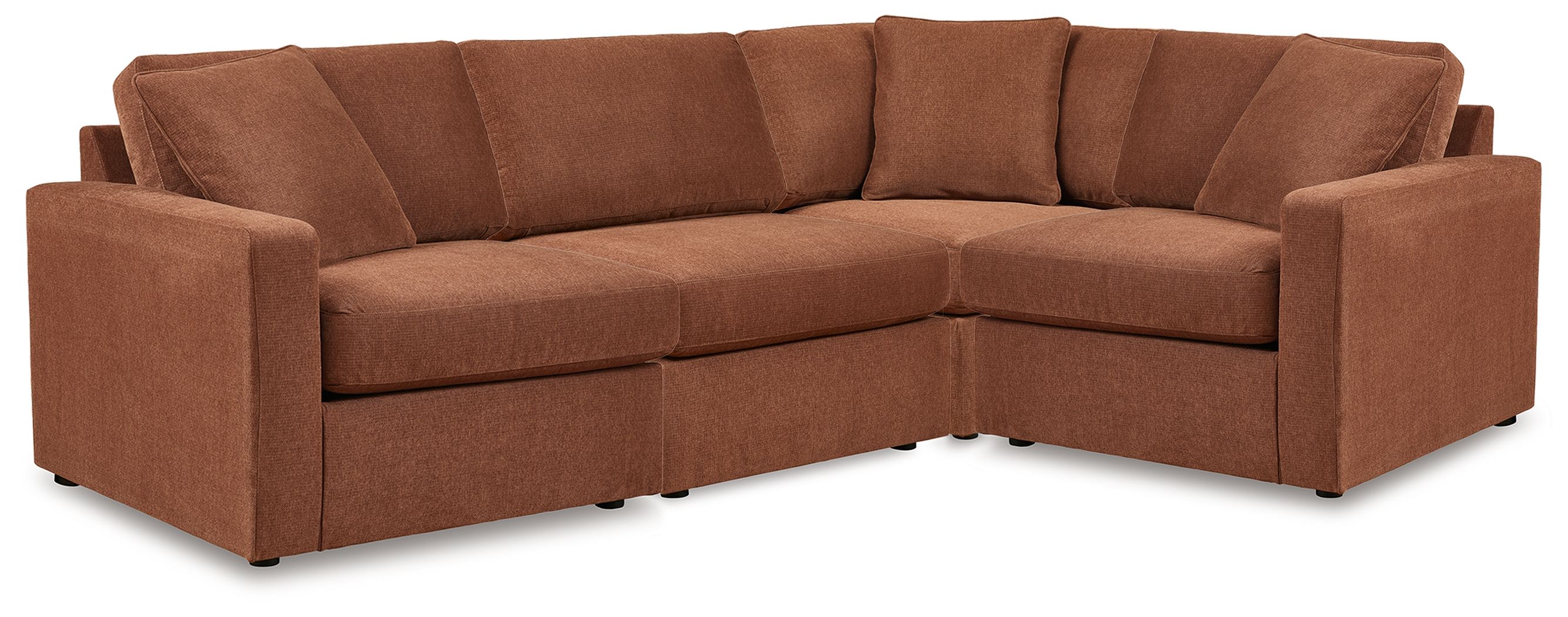 4 Pc · Sectional With LAF / RAF Corner Chairs
