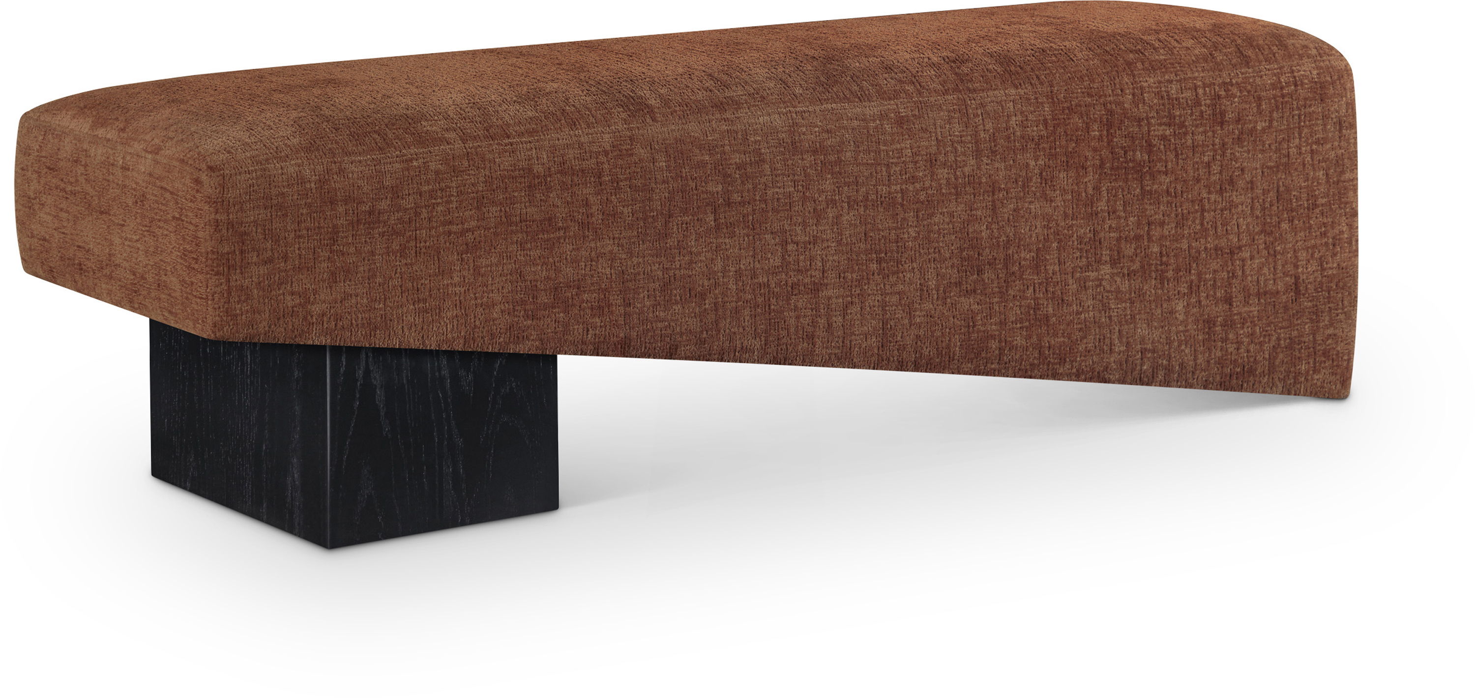 Alora - Bench With Black Base - Cognac