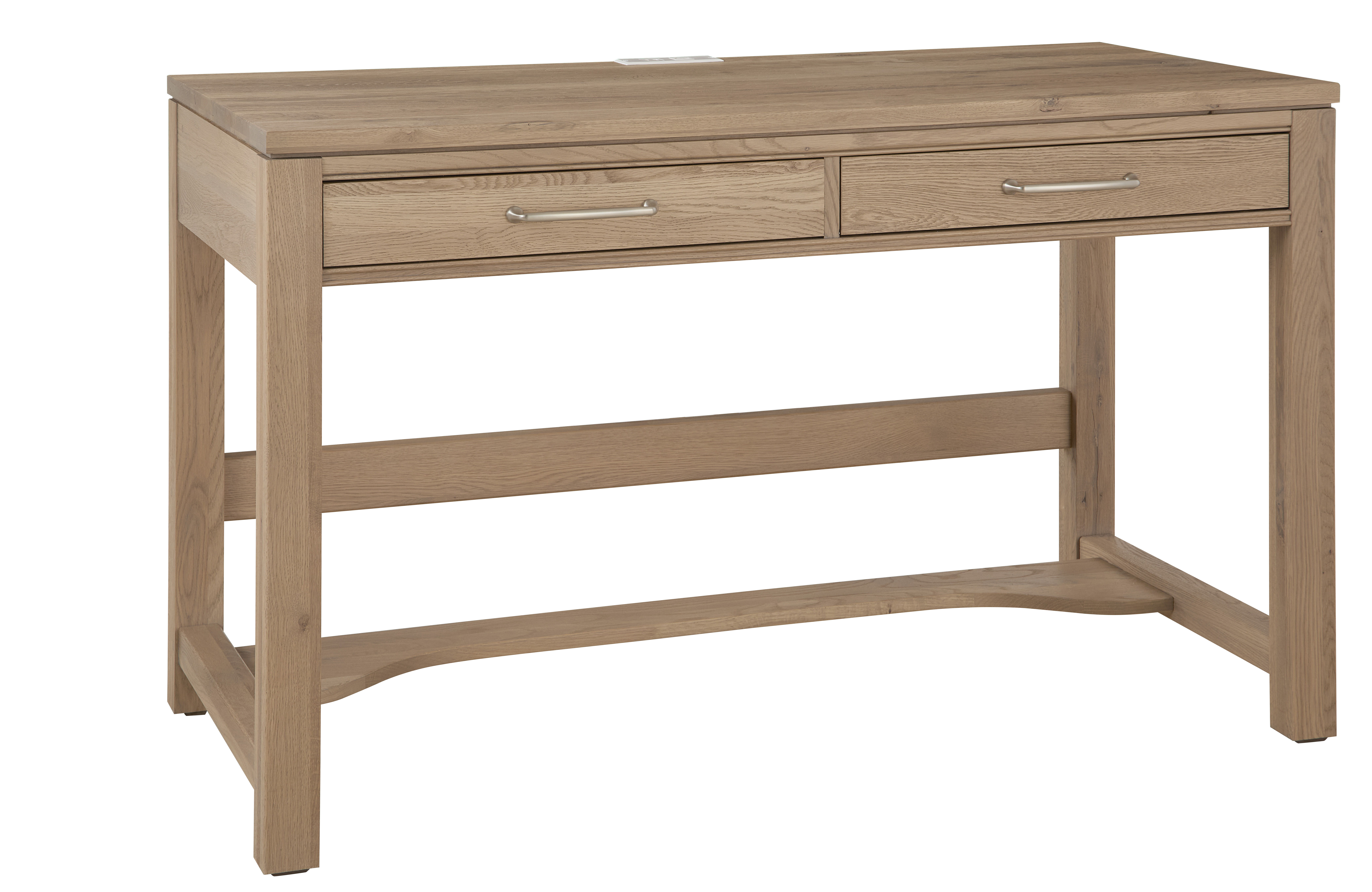 Vaughan-Bassett Tide & Timber - Desk - 2 Drawers With Multi Charging Outlets - Clear Oak
