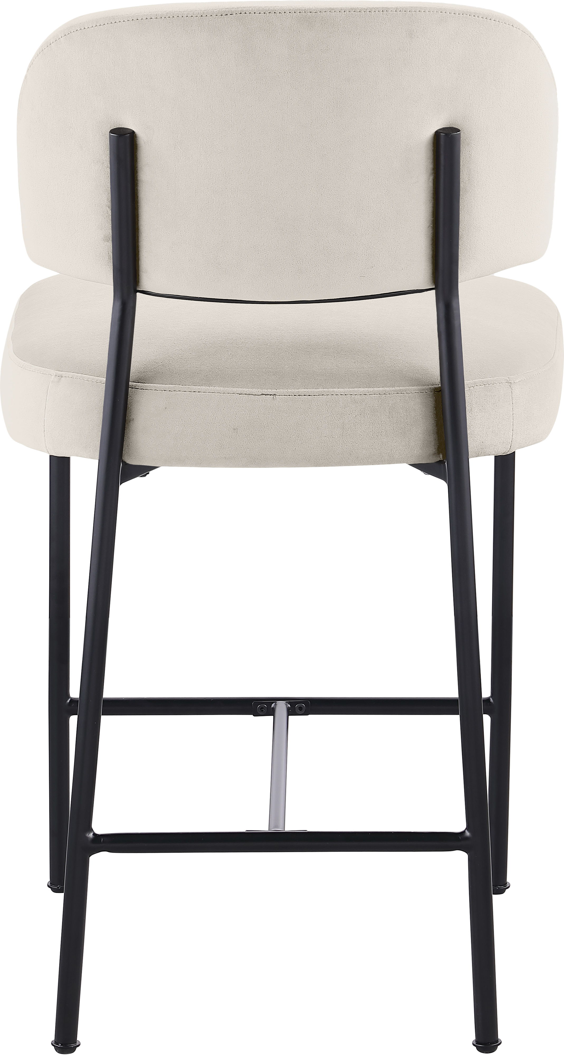 Zarelle - Performance Fabric Upholstered Counter Stool (Set of 2) - Cream