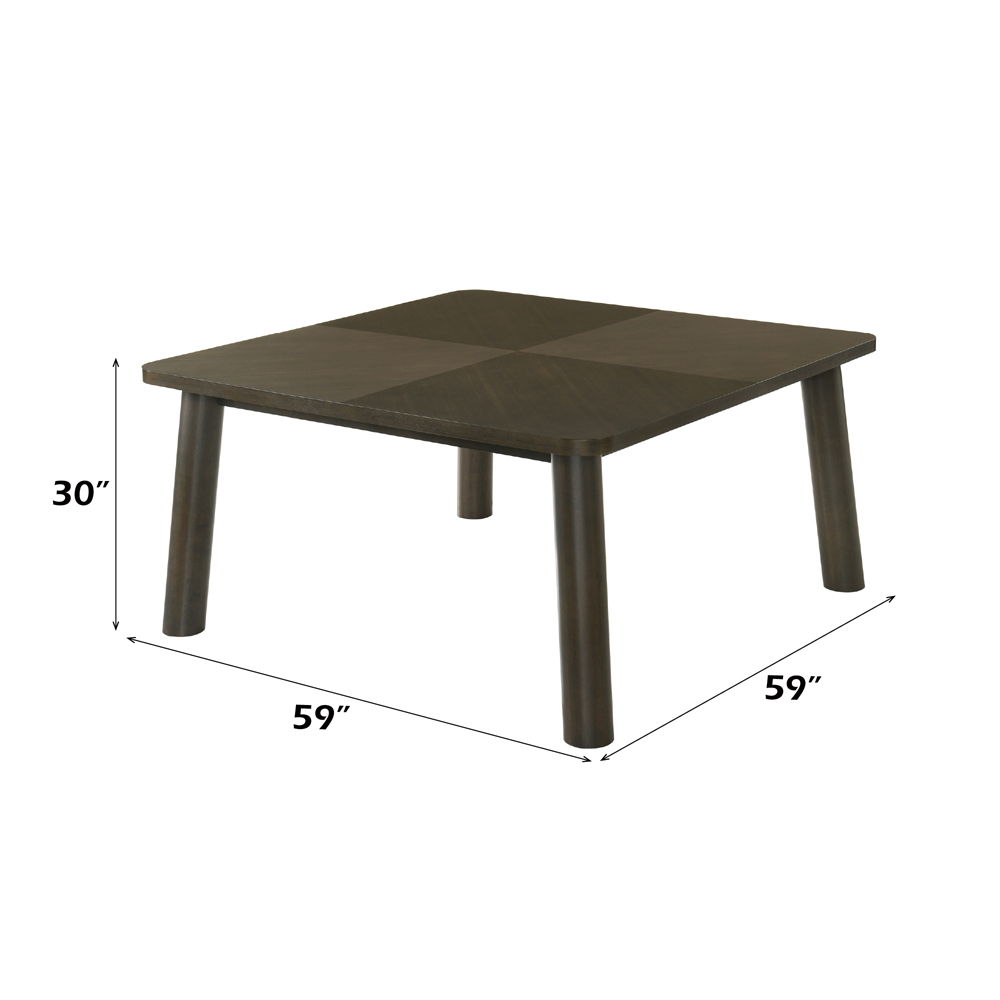 Mallin - Dining Table - Walnut, dark brown, view 3