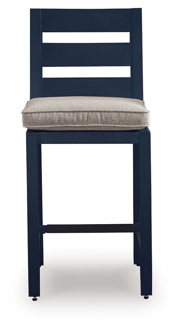 Ashley Furniture East Beach - Barstool (Set of 2) - Blue - Image 4