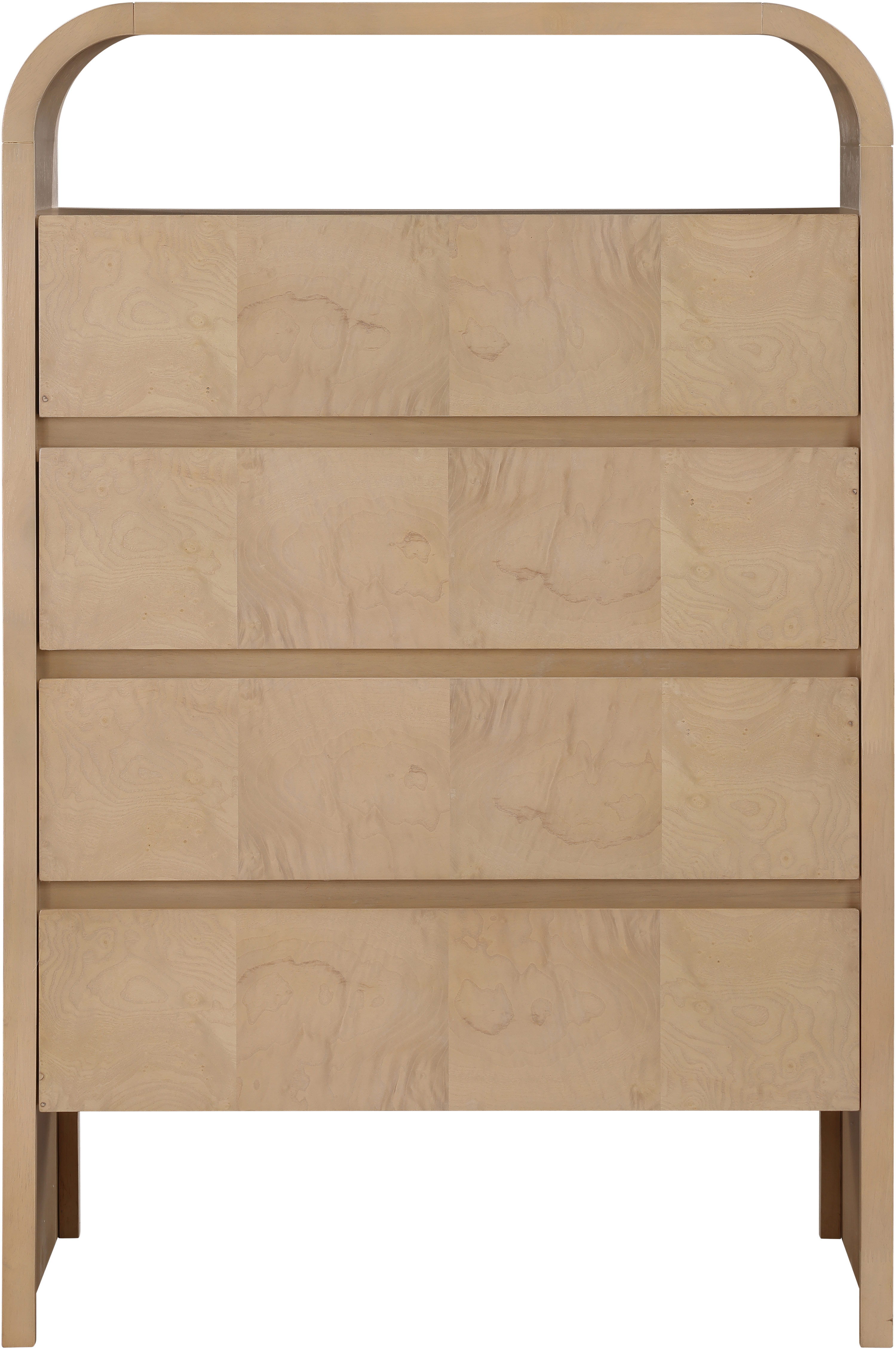 Giada - Solid Wood And Veneer Chest - Natural