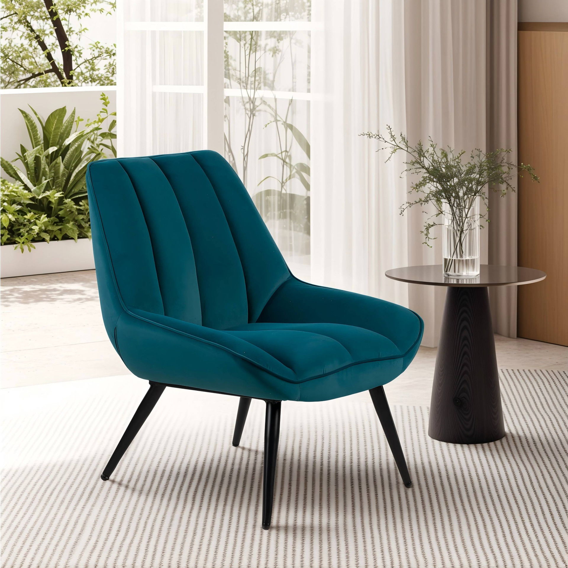 Astrid - Accent Chair - Green, green, view 8