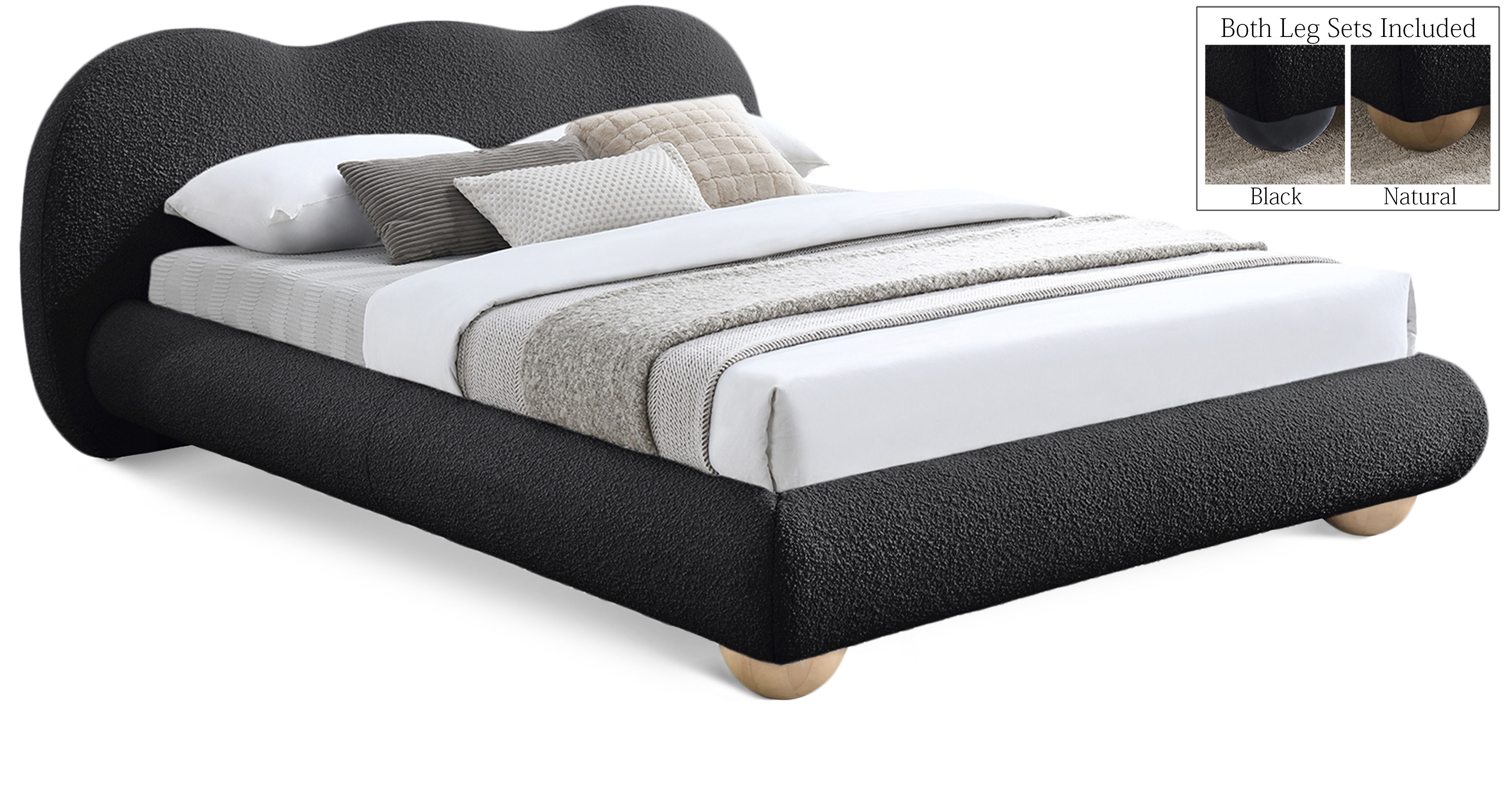 Hyde - King Bed - Black
