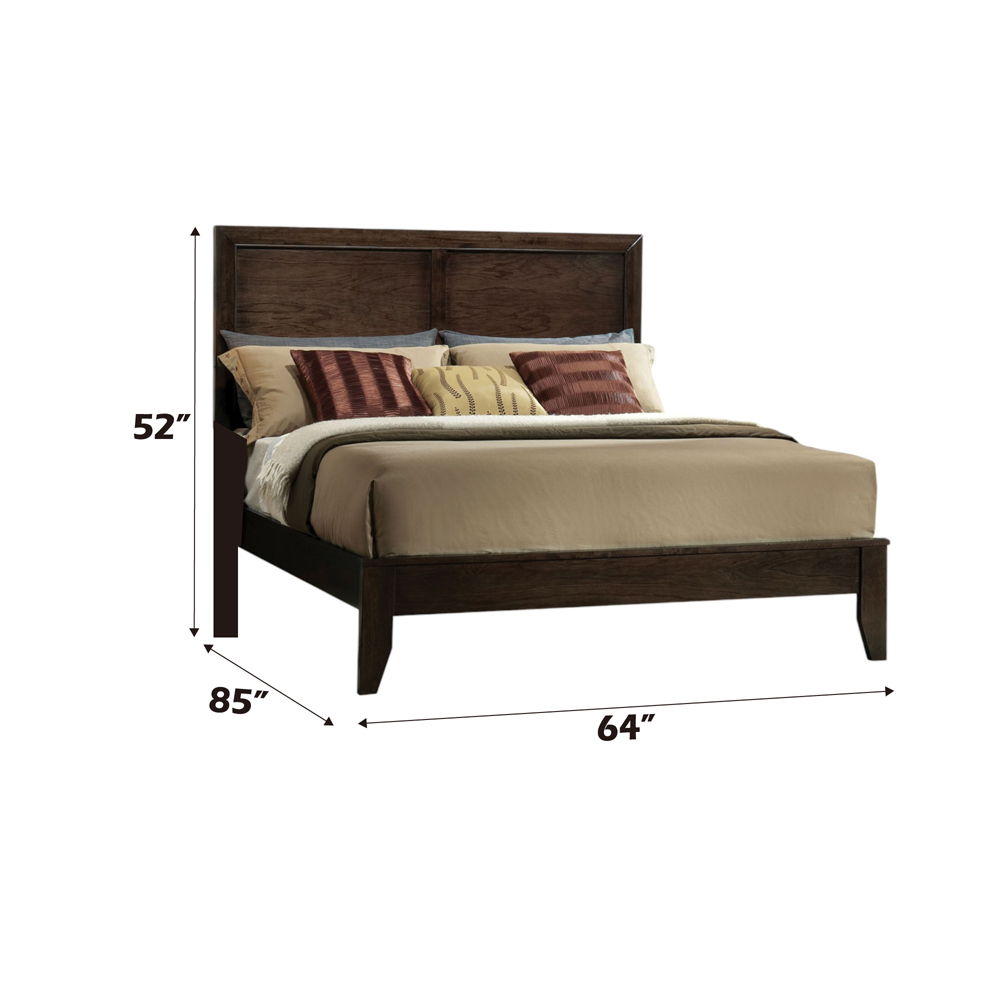 Madison - Queen Bed - Espresso, dark brown, view 6