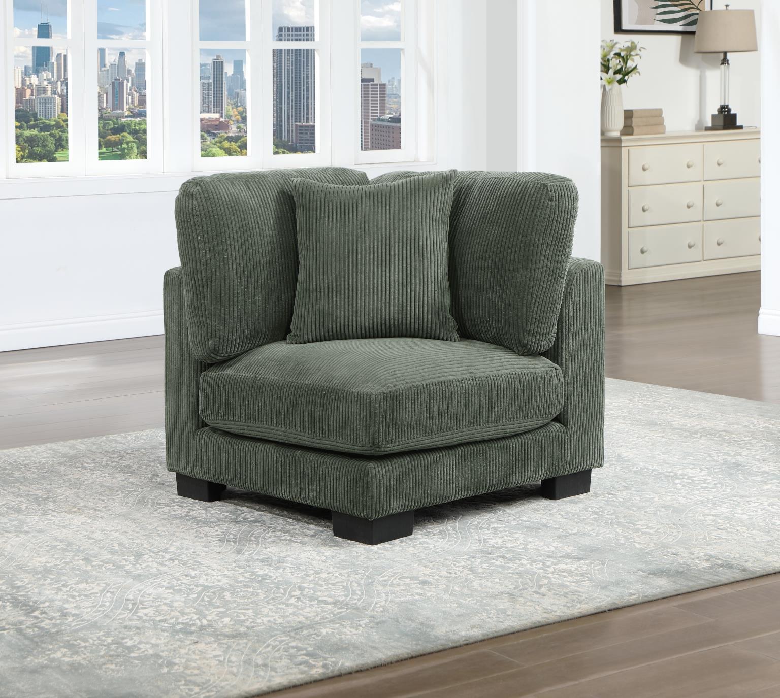 U256 - Wedge With Pillow - Green