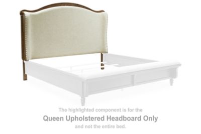 Sturlayne – Queen Upholstered Headboard – Brown