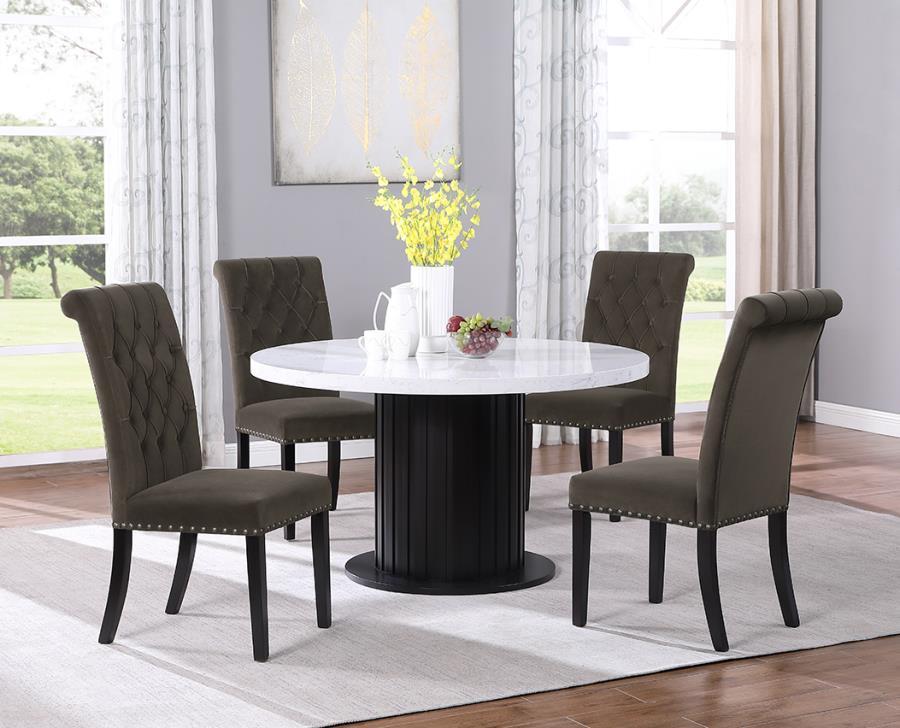Sherry Dining Table 5 Piece Set Brown New Lots Furniture Online Store