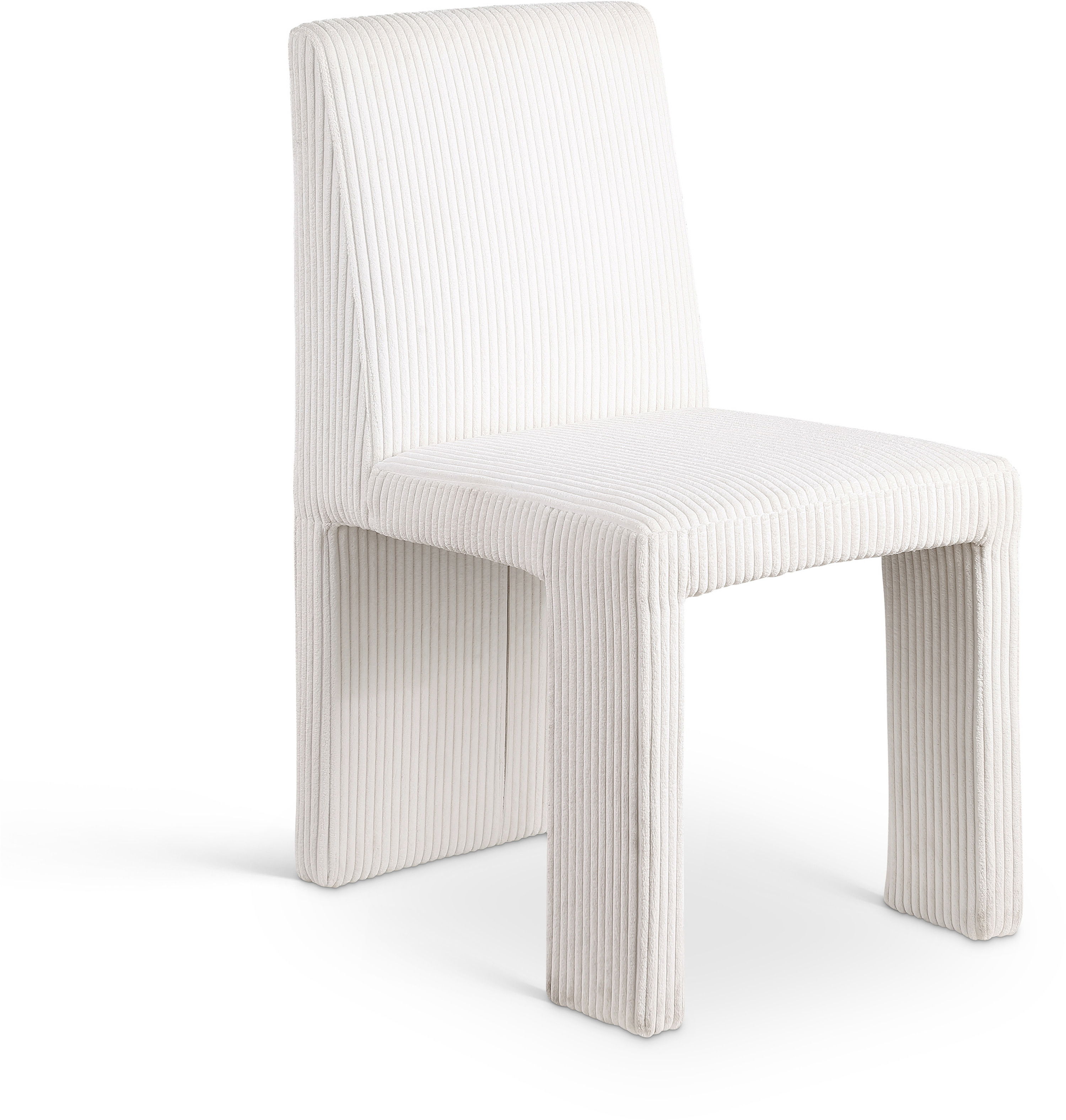 Benson - Microsuede Dining Chair (Set of 2) - Cream