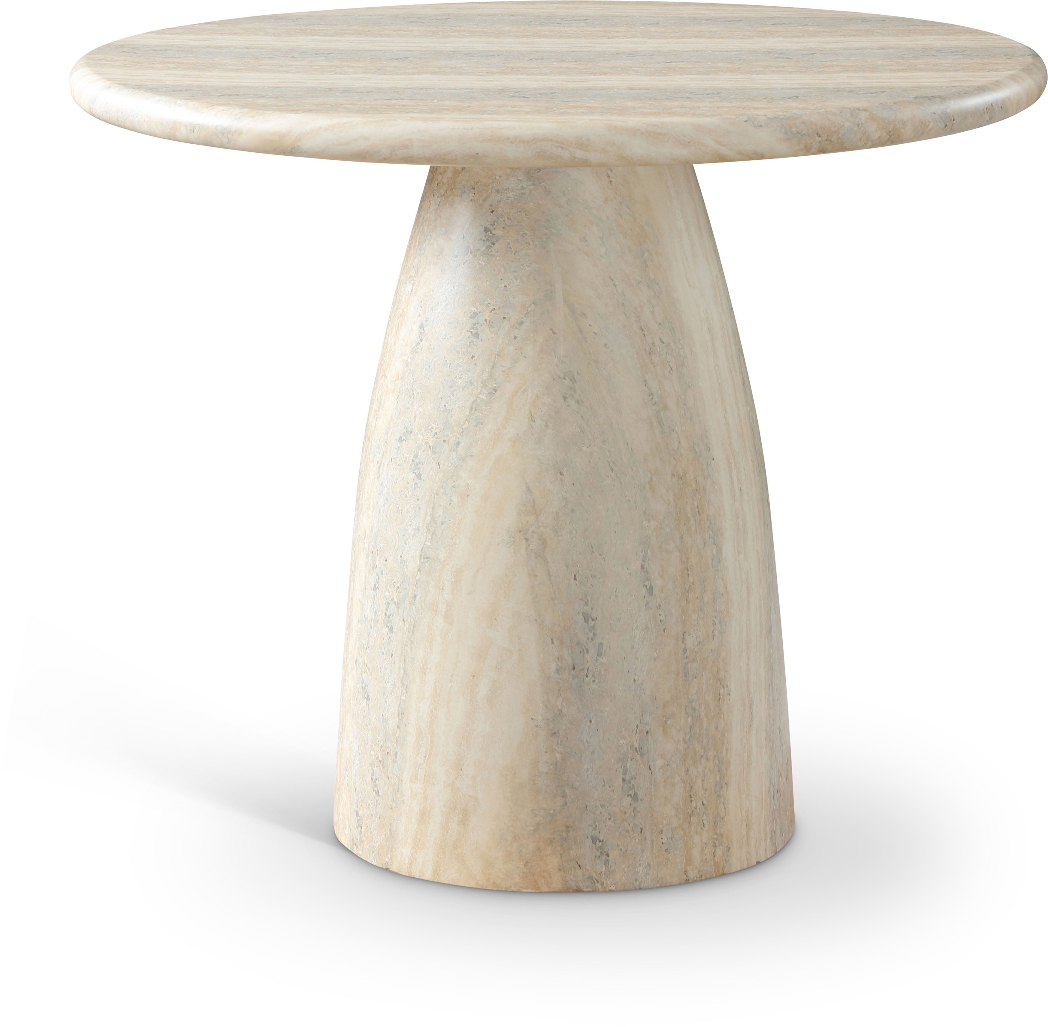 Cosenza - 36" Concrete Dining Table - Travertine