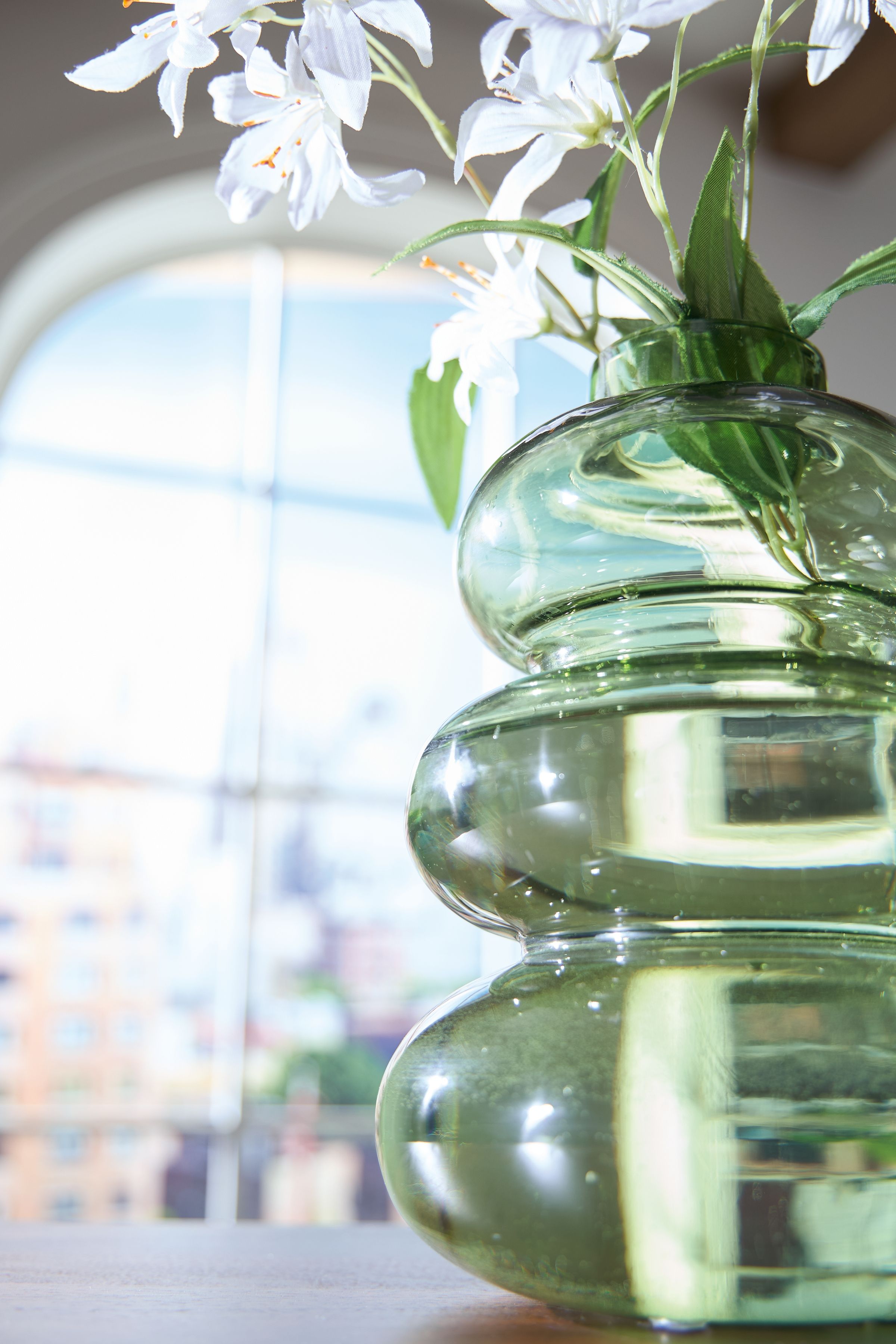 Renethorne - 9" Vase - Green