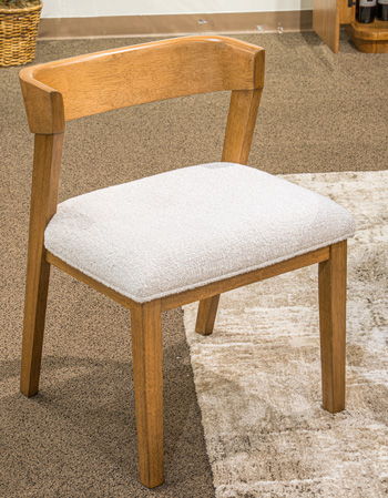 Pamaria – Dining Upholstered Side Chair (Set of 2) – Light Brown