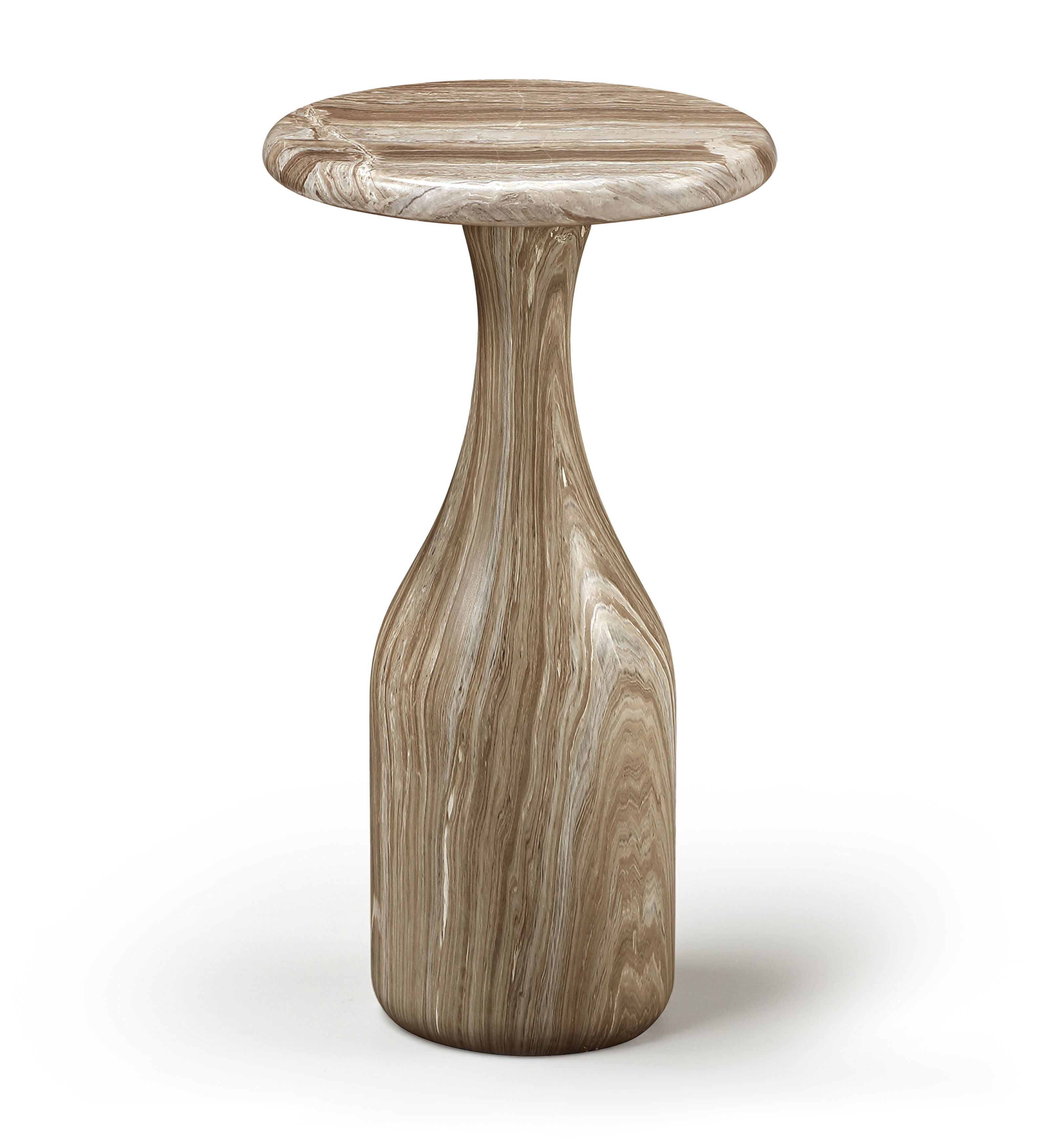 Savona - 20" Concrete Indoor / Outdoor End Table - Beige