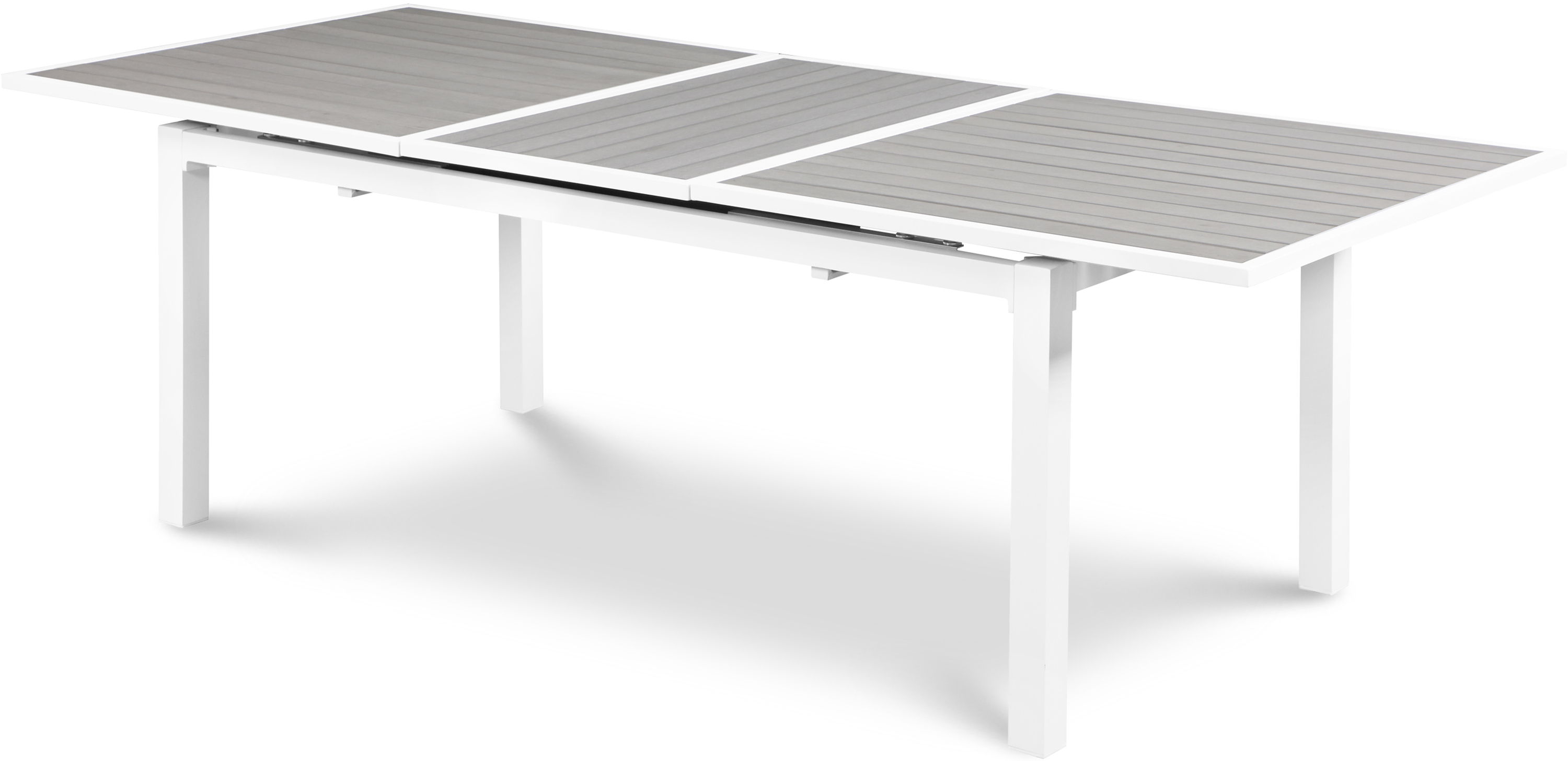 Nizuc - Outdoor Patio Extendable Dining Table - Light Gray