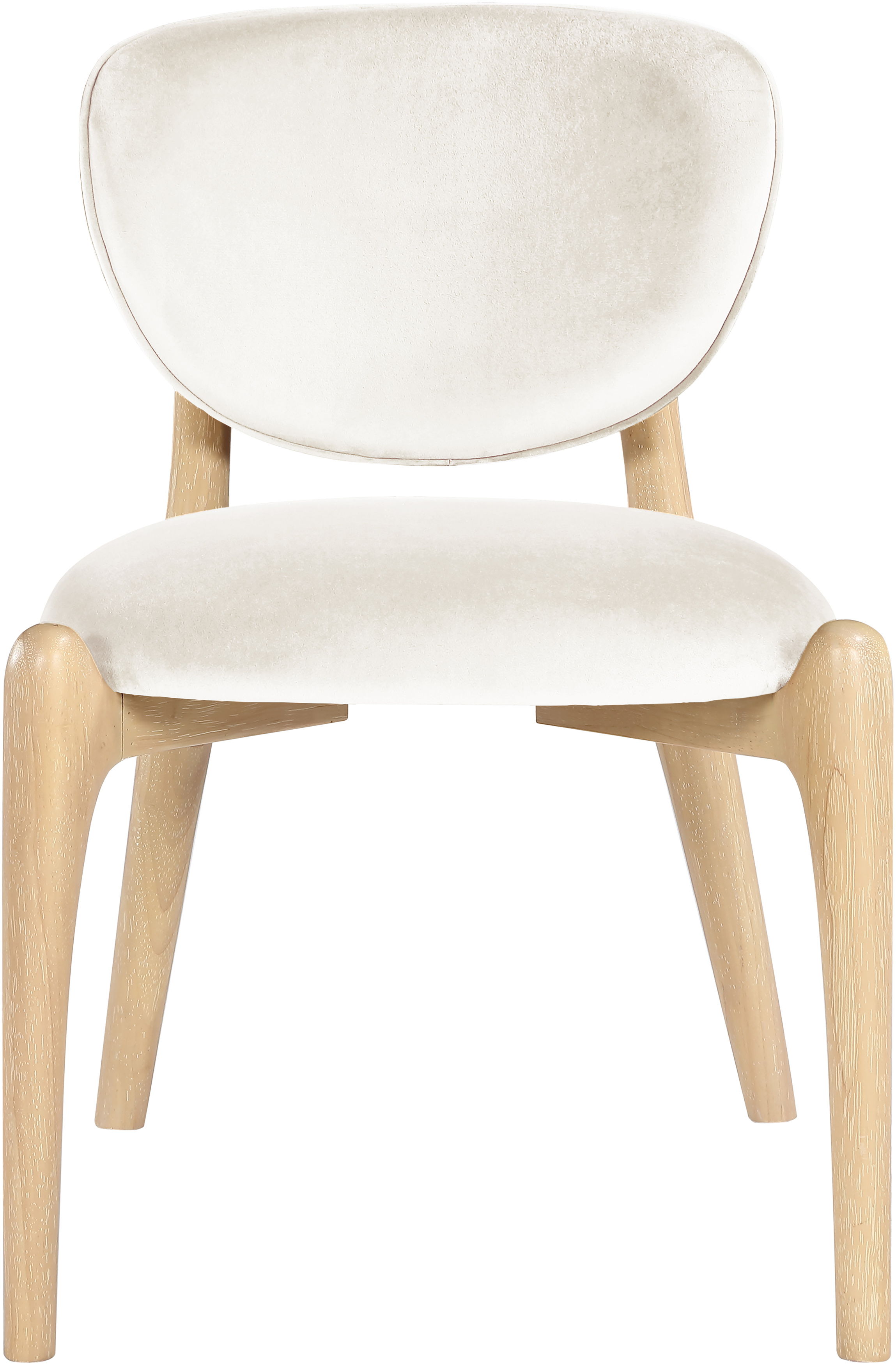 Velora - Upholstered Dining Chair (Set of 2) - Cream / Natural