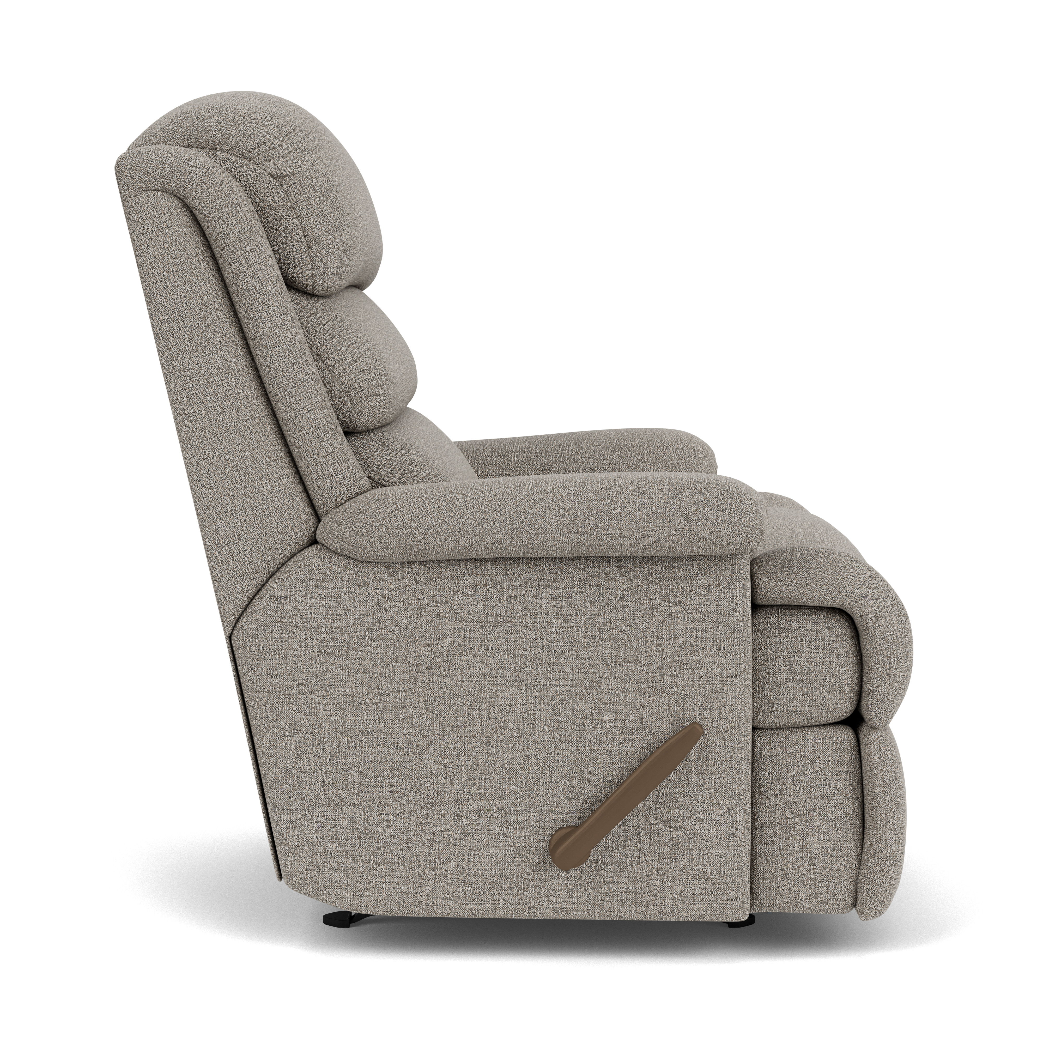Yukon - Transitional Fabric Recliner, gray, view 5