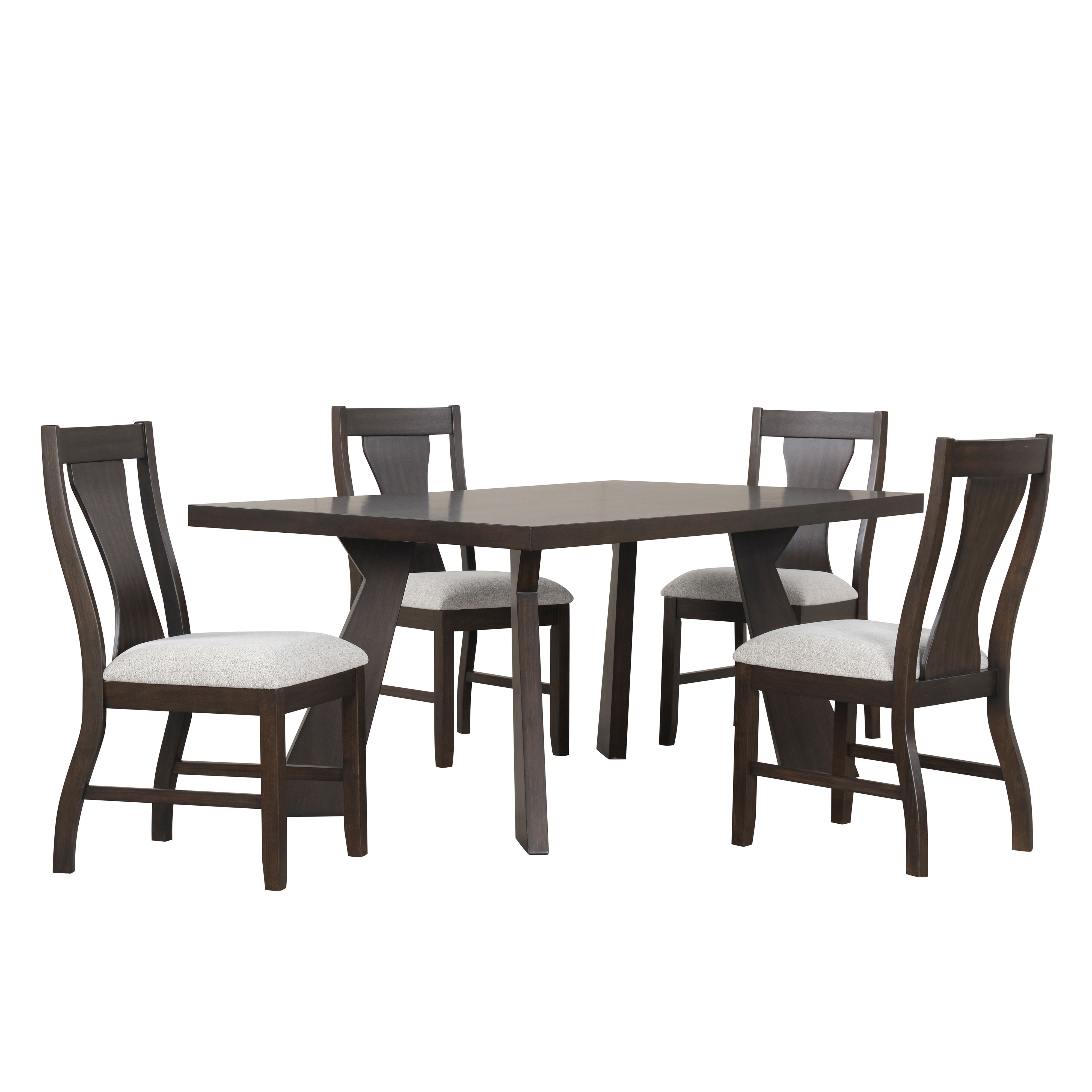 5 Pc · Round 72" Table & 4 Chairs