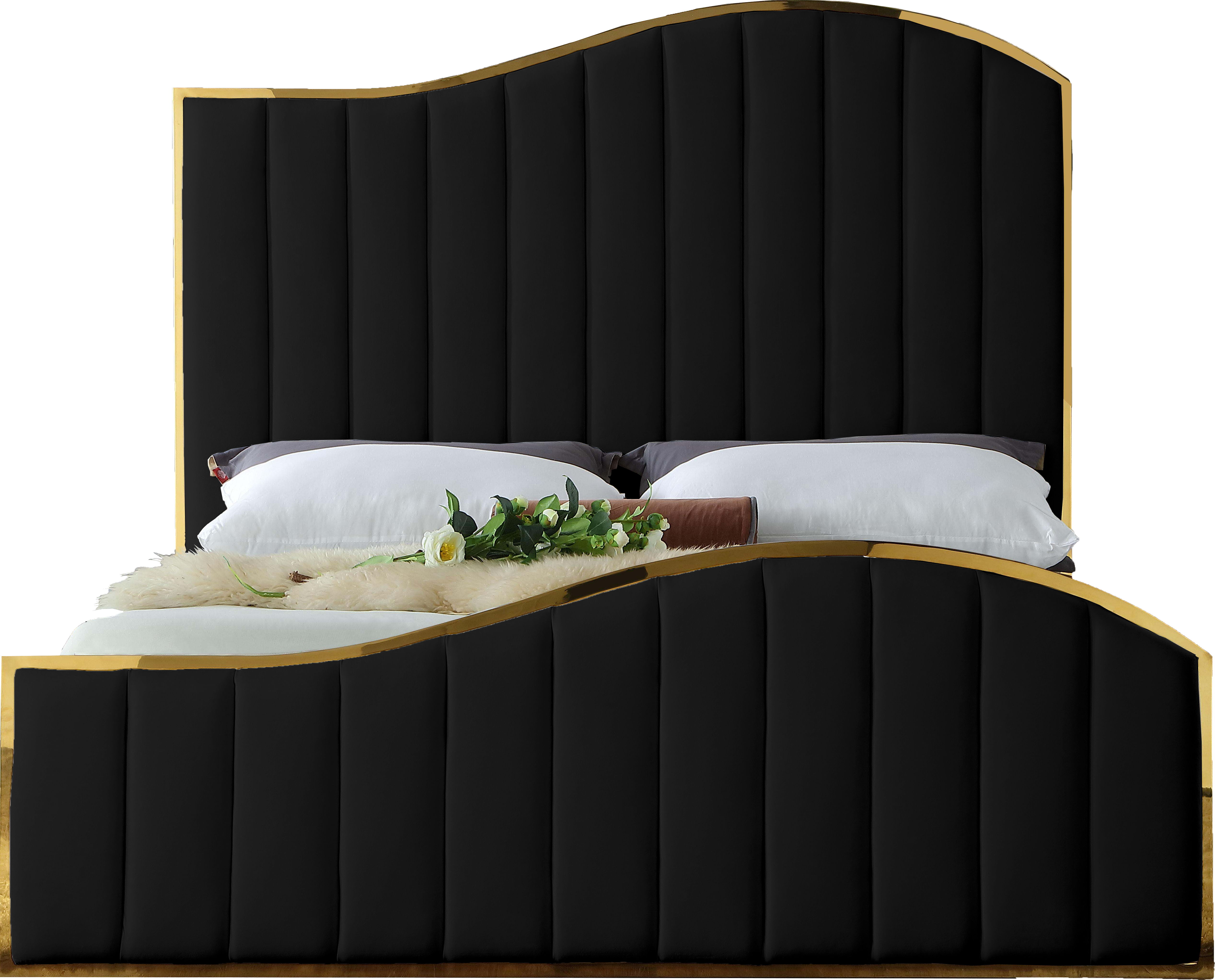 Jolie - King Bed - Black