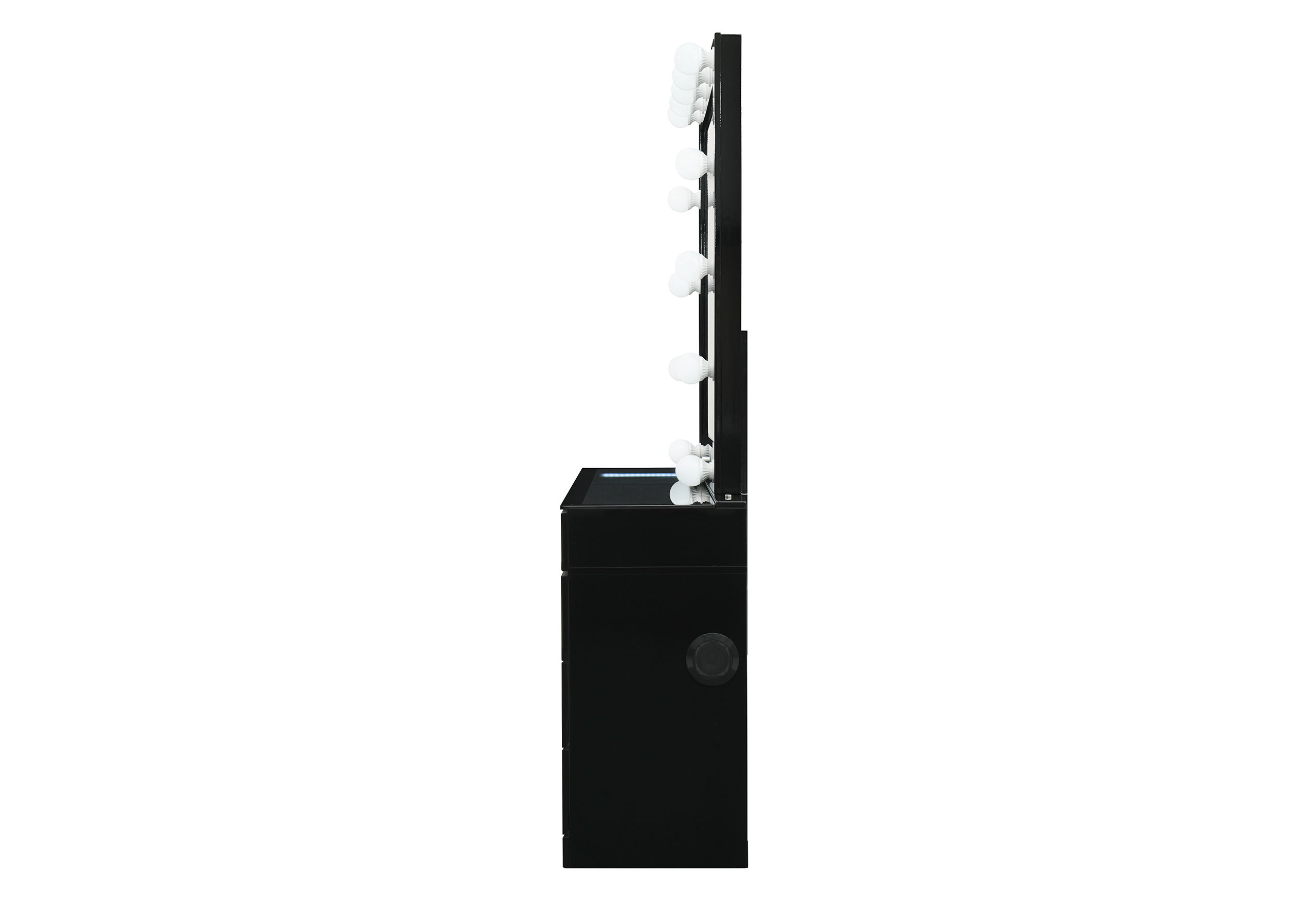 Ella - Mirror With LED - Black
