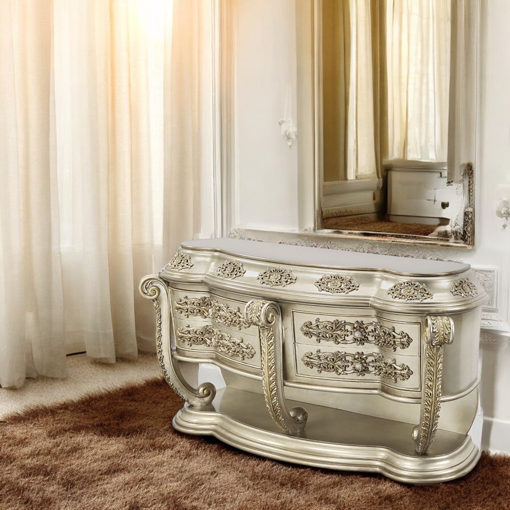 Danae - Dresser - Champagne & Gold, beige, view 6