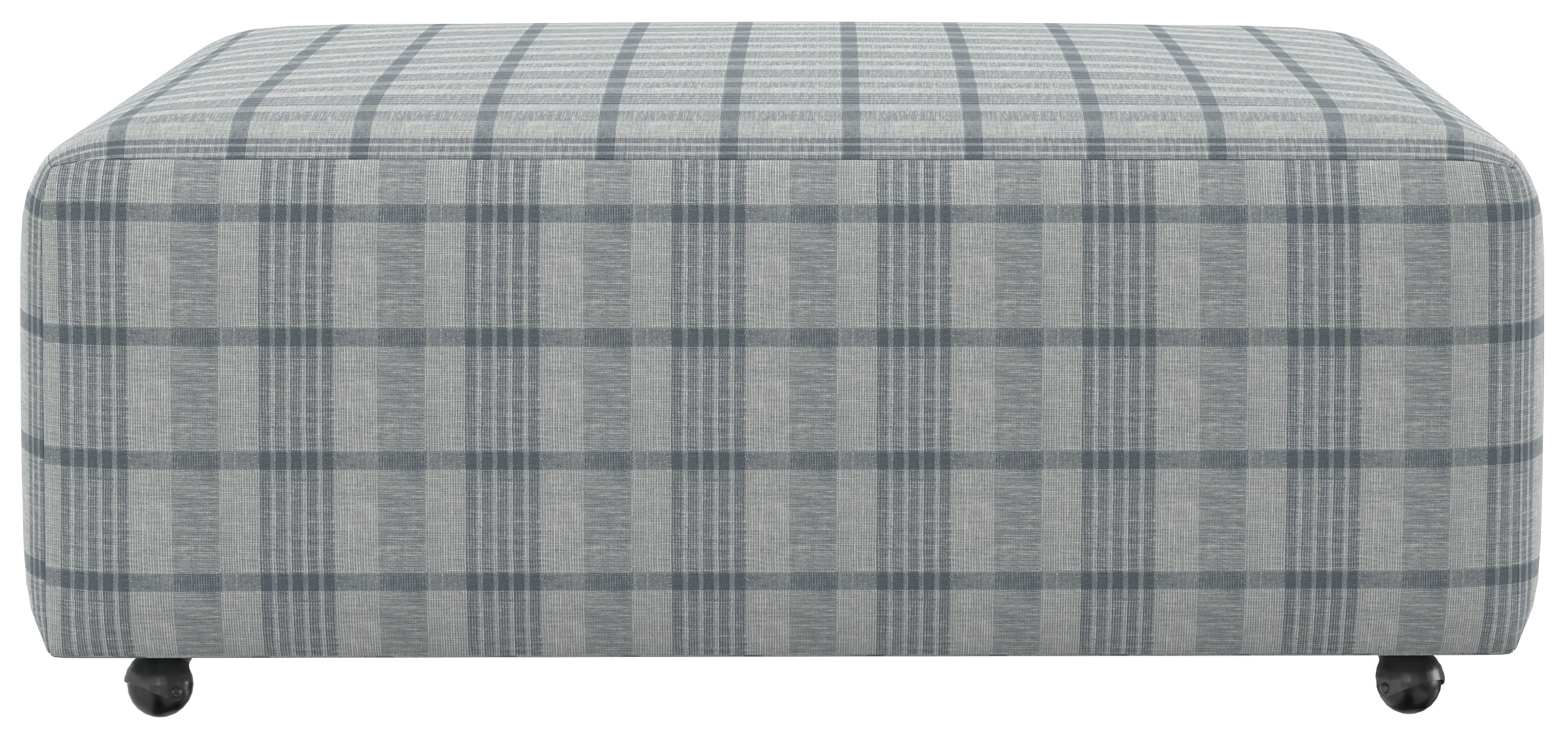 Chappy - Castered Cocktail Ottoman - Chambray