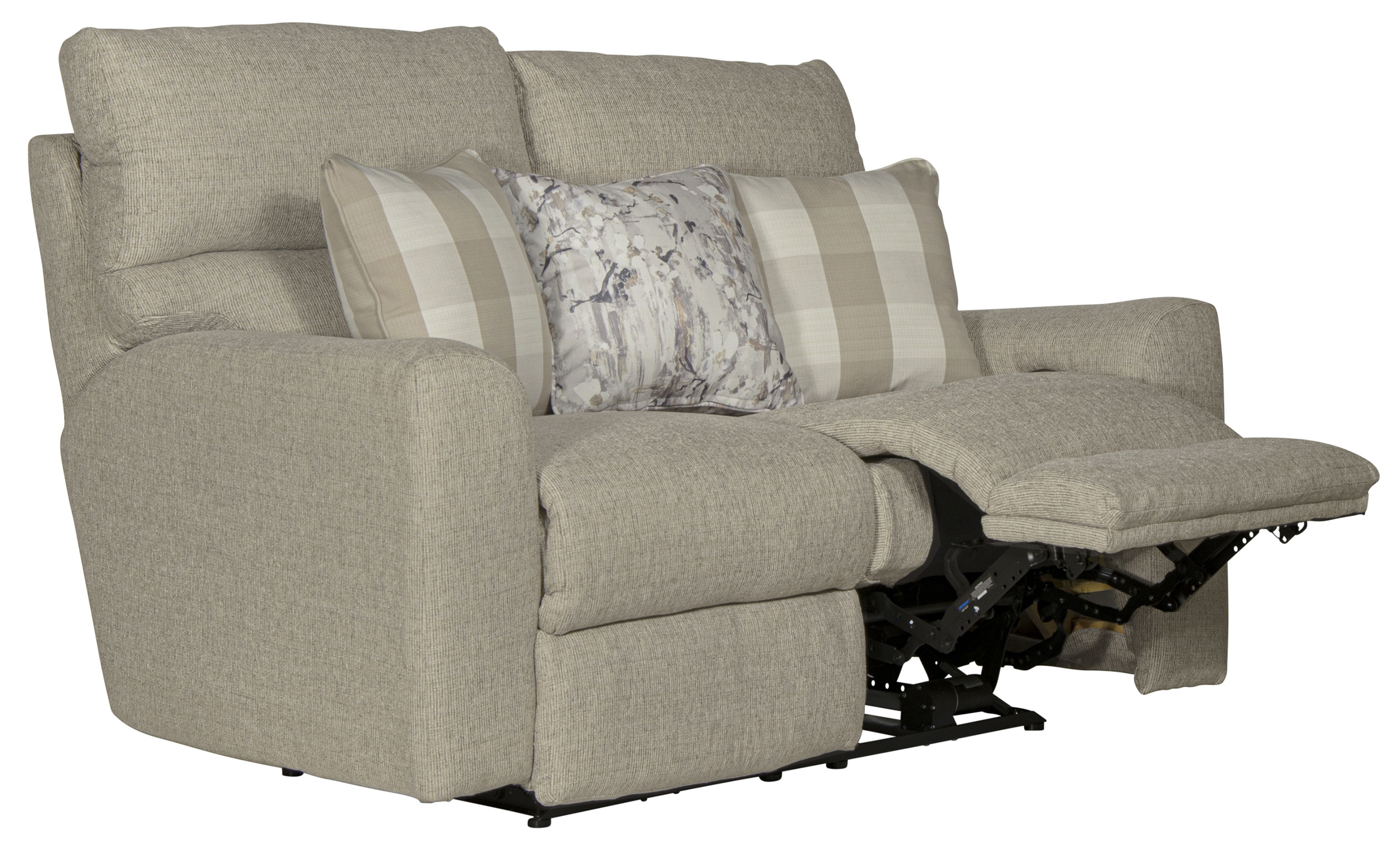 Searsport - Power Reclining Loveseat With Power Adjustable Headrest - Buff